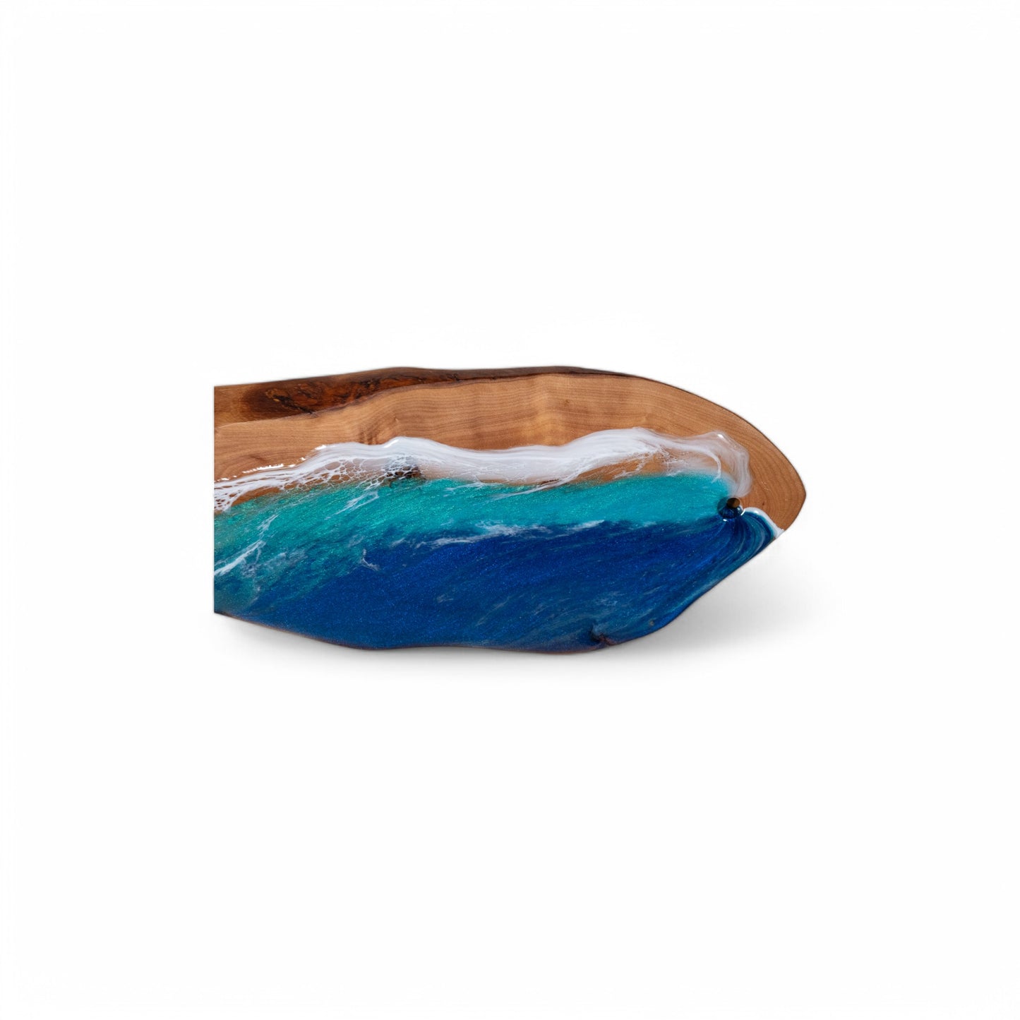 Ocean Wave Olive Wood Charcuterie Boards, Serving Board, Cutting Board