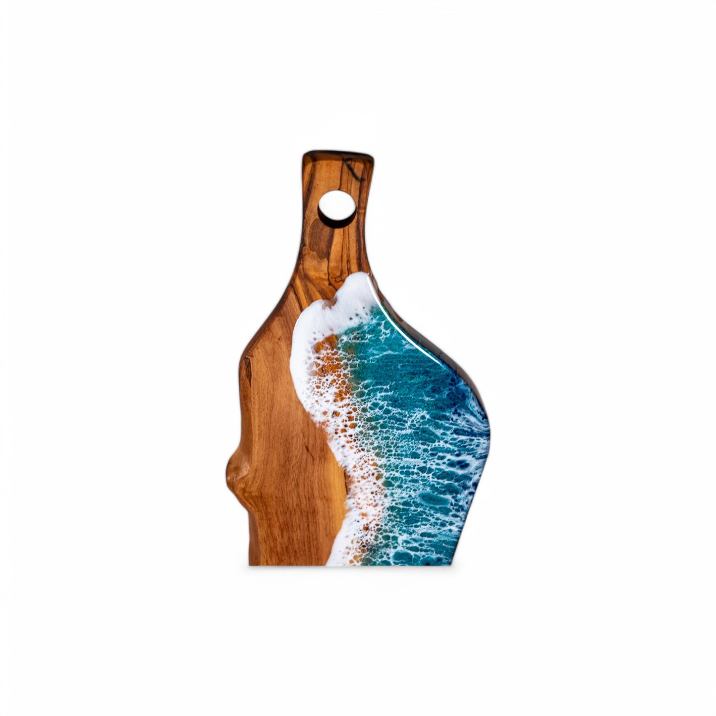 Ocean Wave Olive Wood Charcuterie Boards, Serving Board, Cutting Board