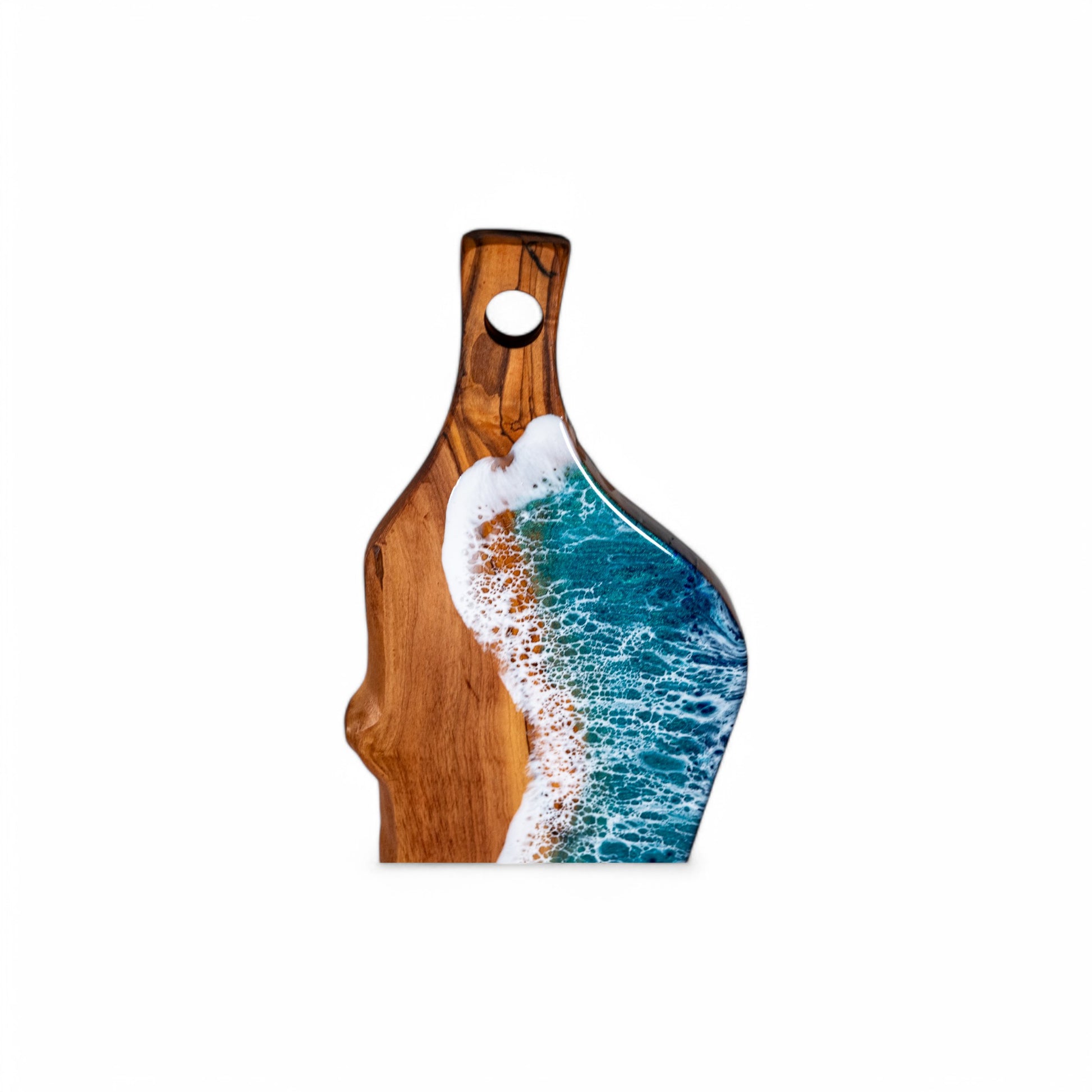 Ocean Wave Olive Wood Charcuterie Boards, Serving Board, Cutting Board
