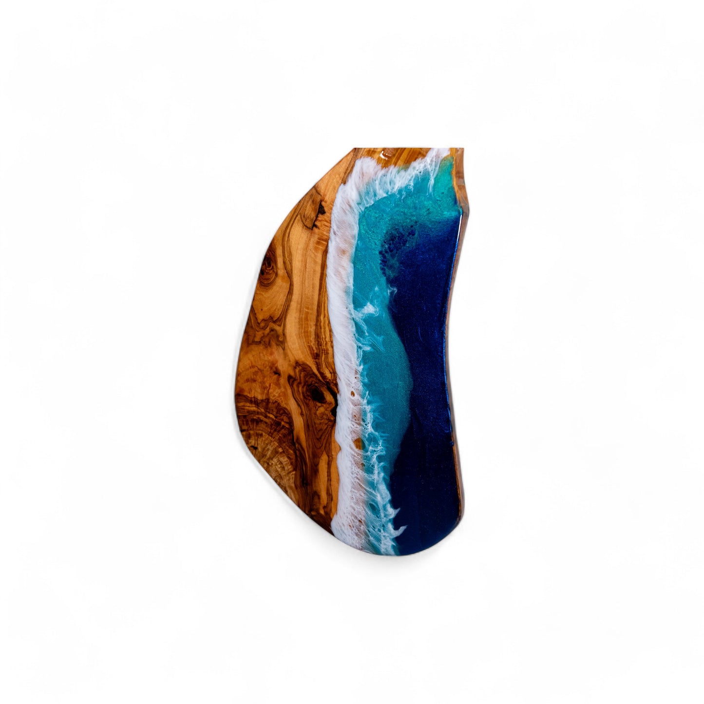 Ocean Wave Olive Wood Charcuterie Boards, Serving Board, Cutting Board