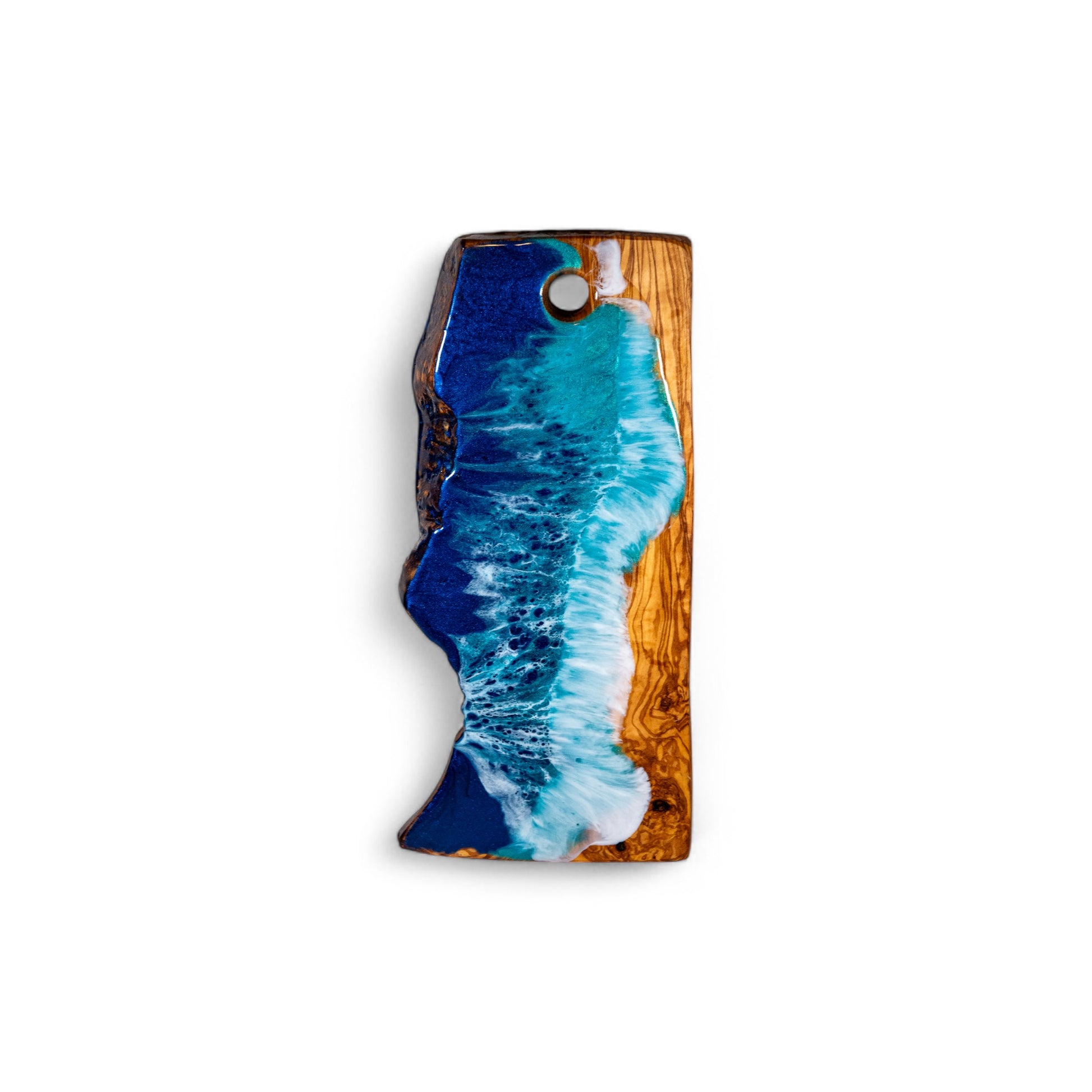 Ocean Wave Olive Wood Charcuterie Boards, Serving Board, Cutting Board