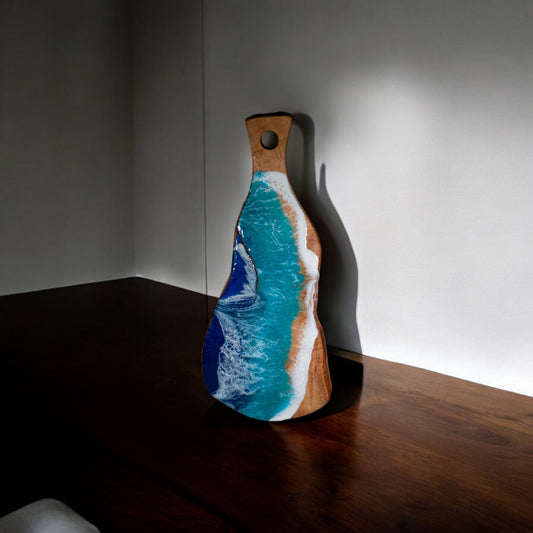 Ocean Wave Olive Wood Charcuterie Boards, Serving Board, Cutting Board