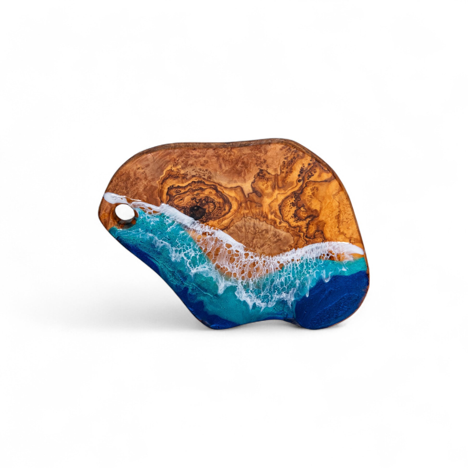 Ocean Wave Olive Wood Charcuterie Boards, Serving Board, Cutting Board