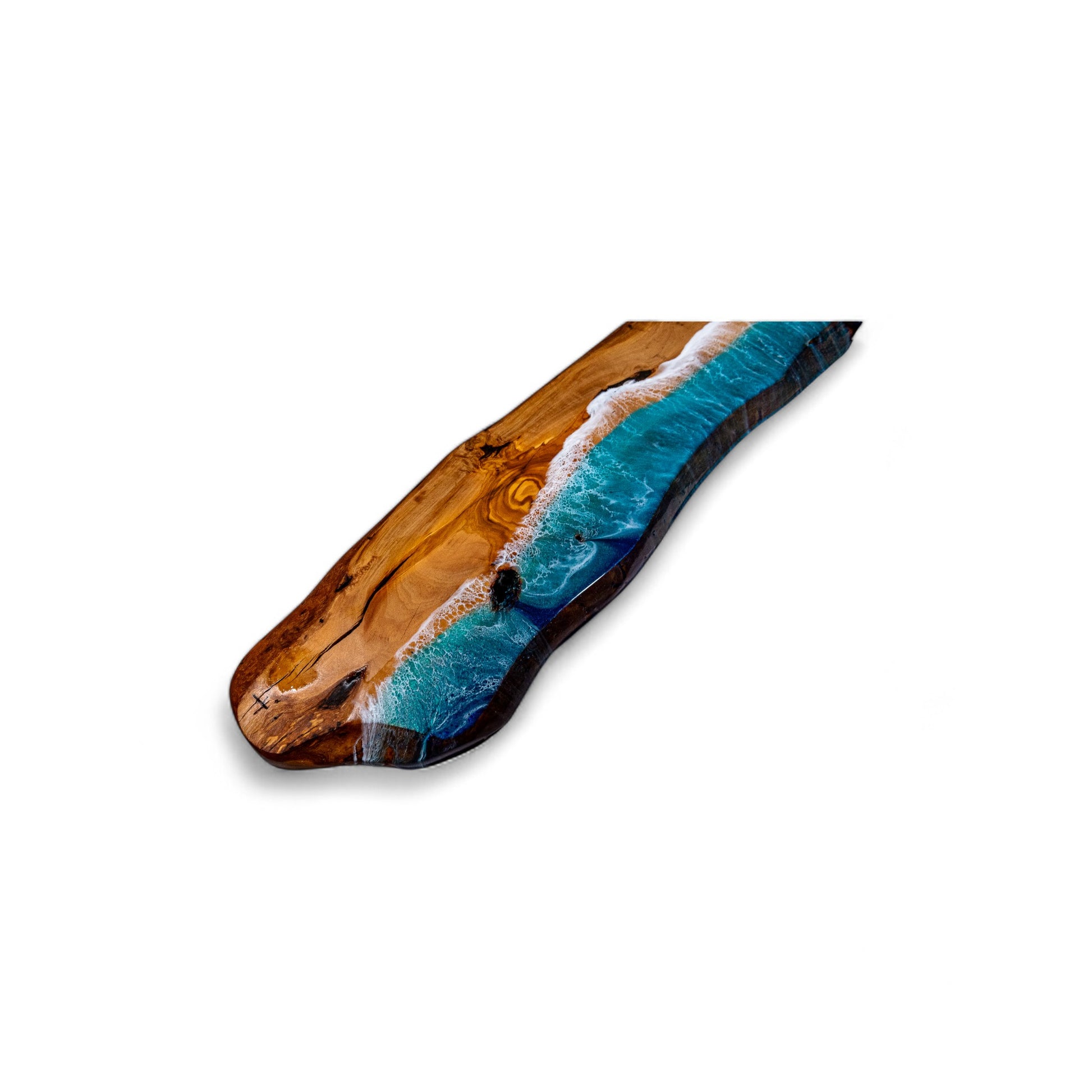 Ocean Wave Olive Wood Charcuterie Boards, Serving Board, Cutting Board