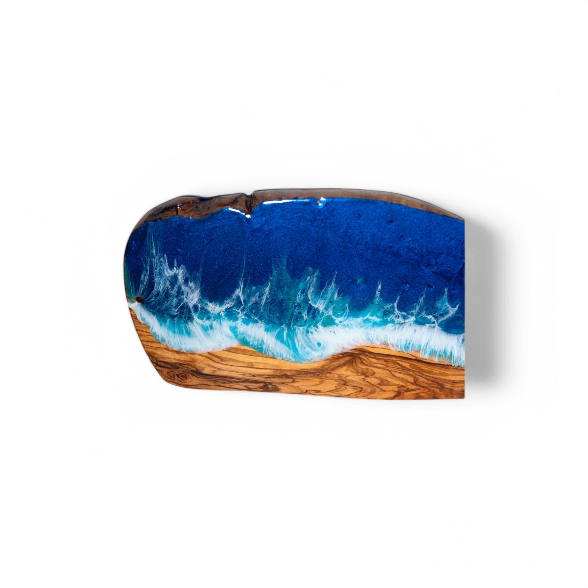 Ocean Wave Olive Wood Charcuterie Boards, Serving Board, Cutting Board