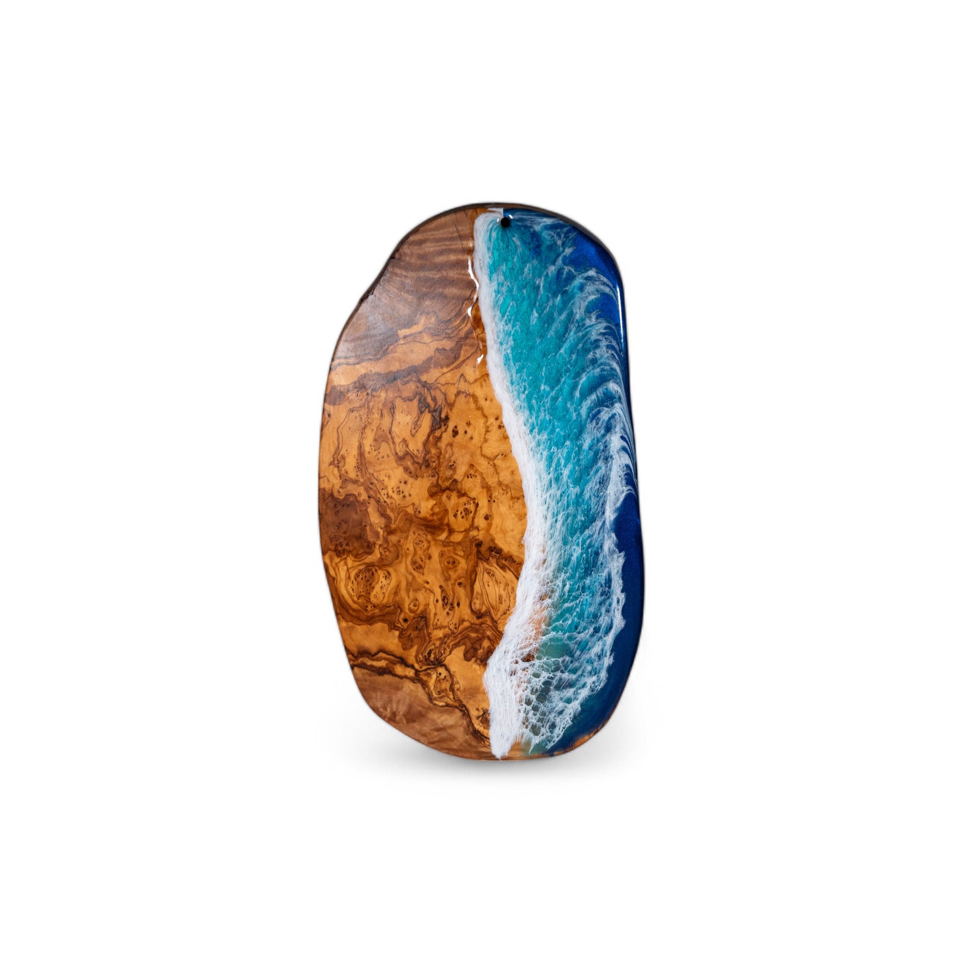 Ocean Wave Olive Wood Charcuterie Boards, Serving Board, Cutting Board