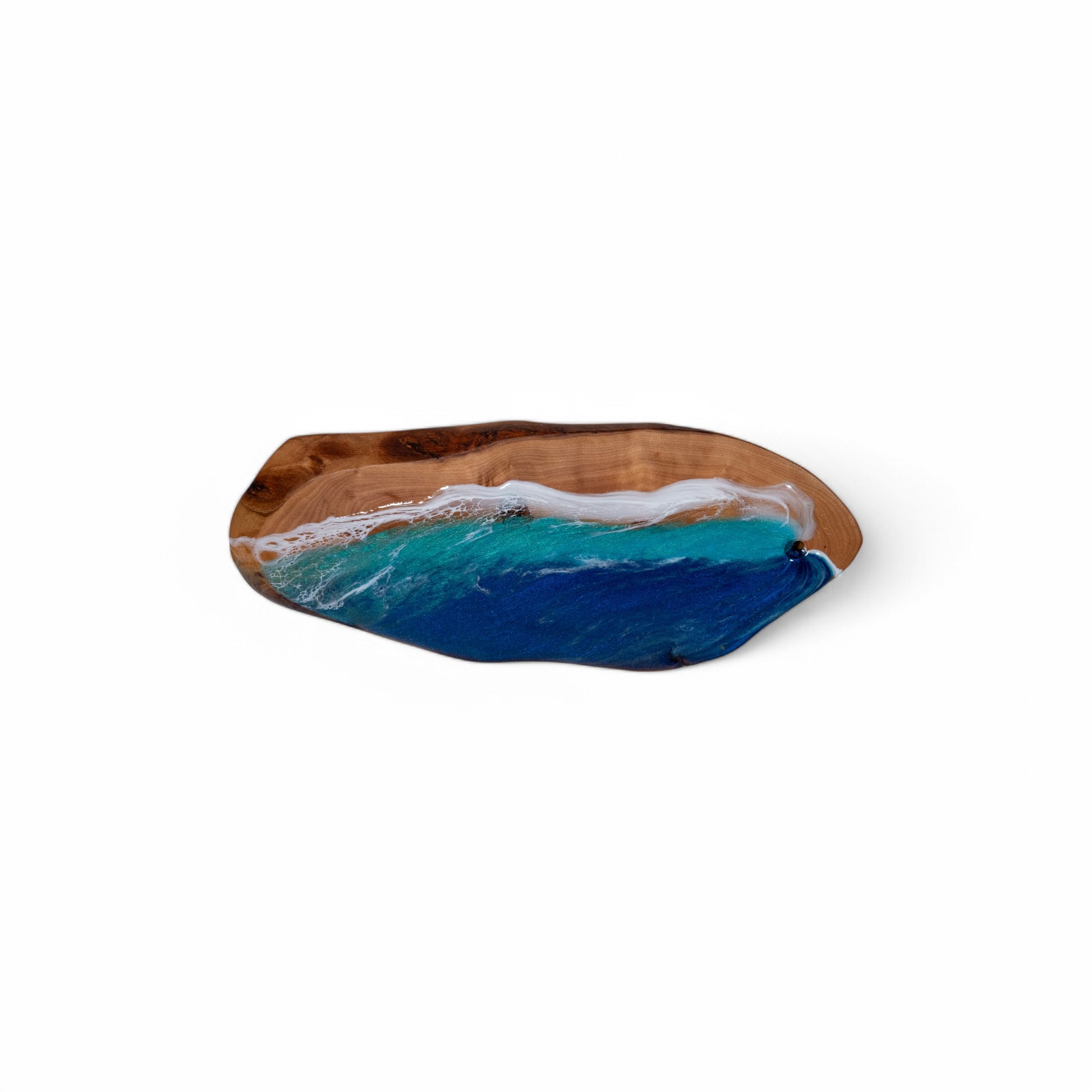 Ocean Wave Olive Wood Charcuterie Boards, Serving Board, Cutting Board