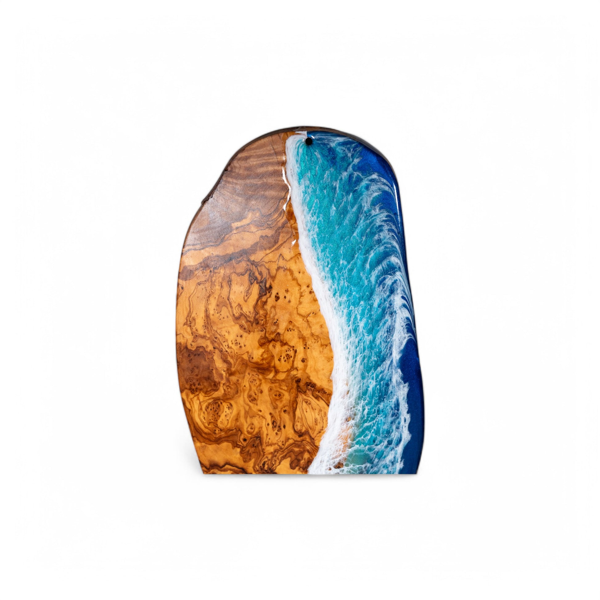 Ocean Wave Olive Wood Charcuterie Boards, Serving Board, Cutting Board