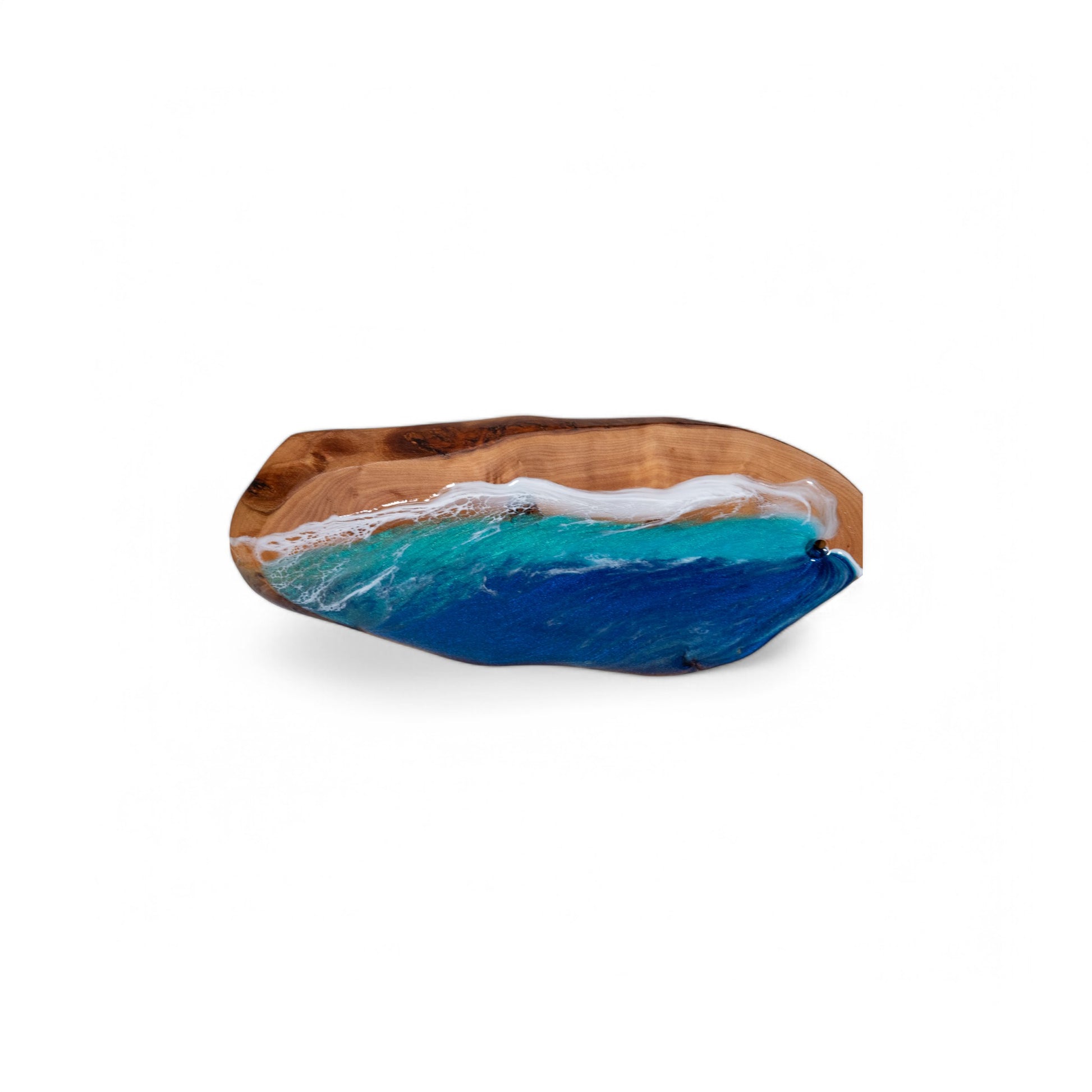 Ocean Wave Olive Wood Charcuterie Boards, Serving Board, Cutting Board
