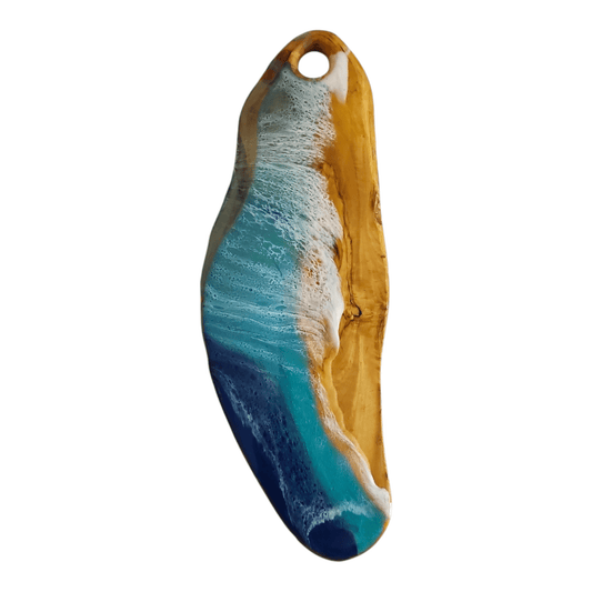 Ocean Wave Olive Wood Charcuterie Boards, Serving Board, Cutting Board