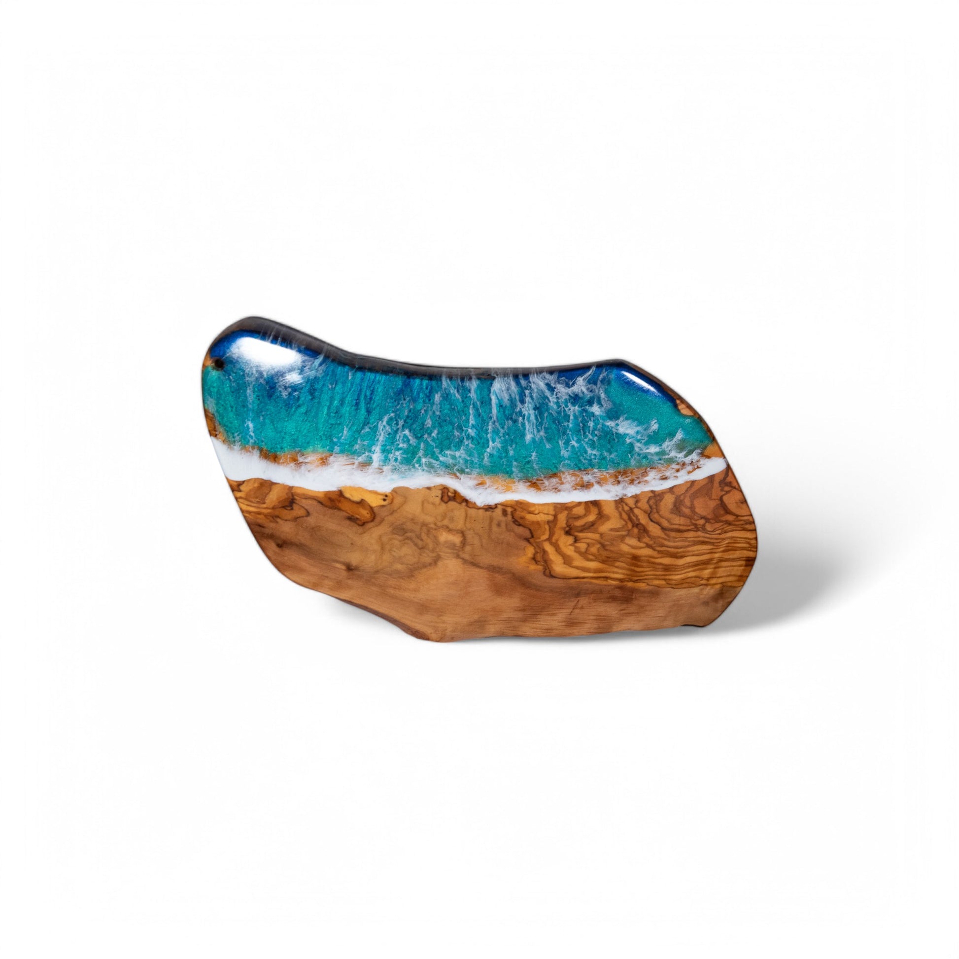 Ocean Wave Olive Wood Charcuterie Boards, Serving Board, Cutting Board