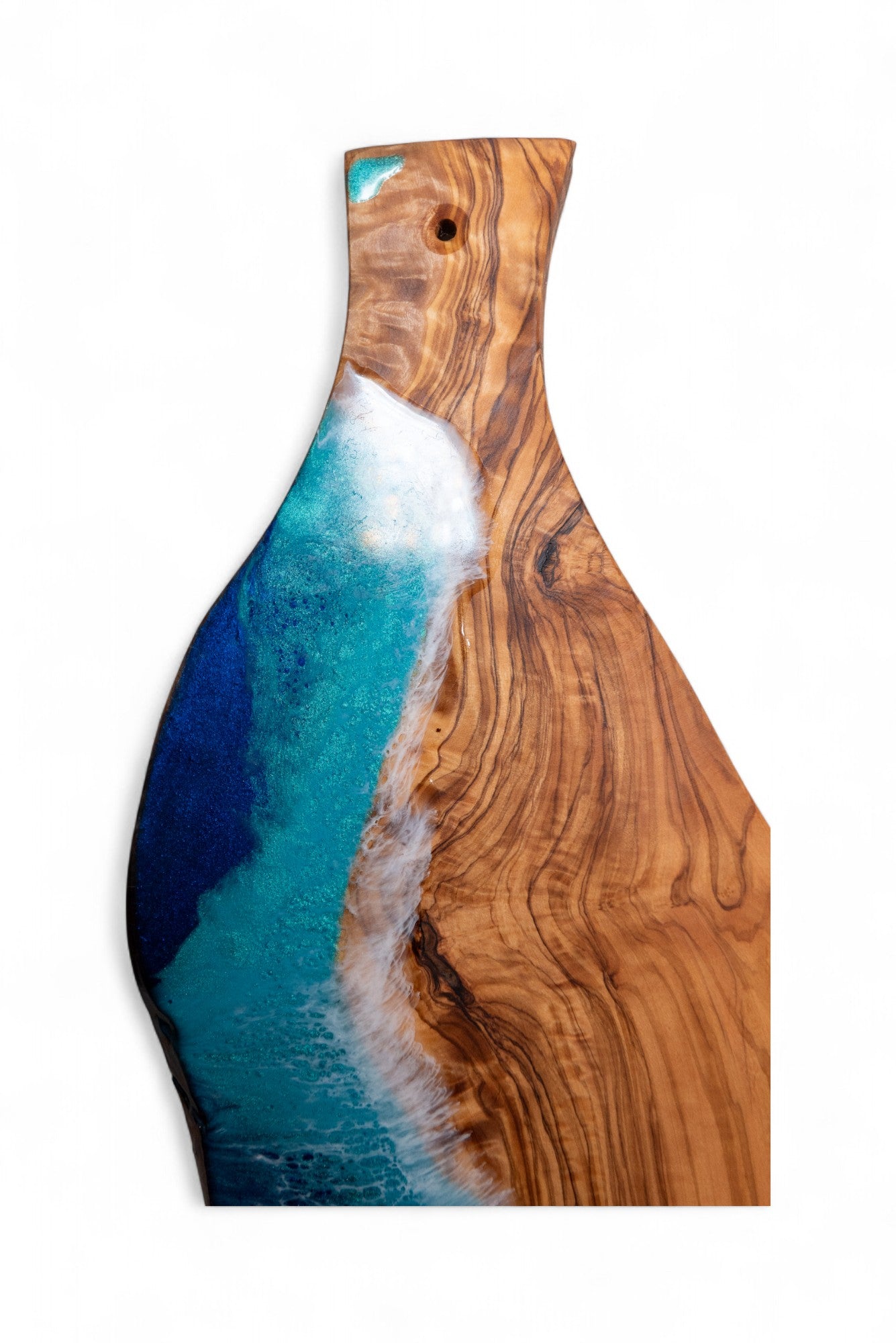 Ocean Wave Olive Wood Charcuterie Boards, Serving Board, Cutting Board
