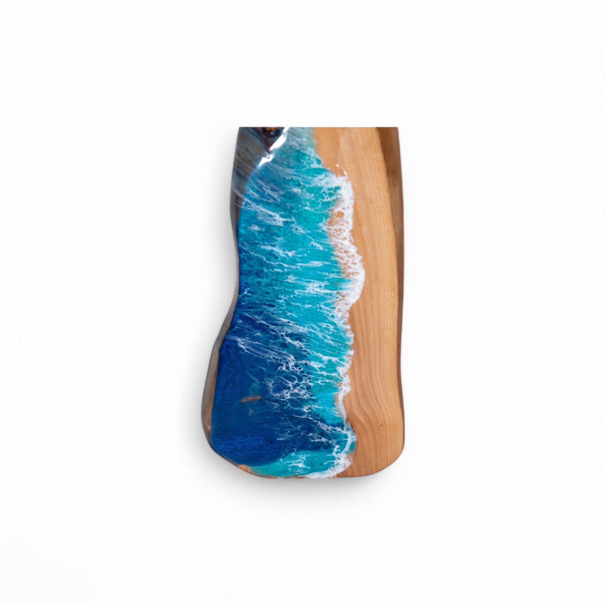 Ocean Wave Olive Wood Charcuterie Boards, Serving Board, Cutting Board