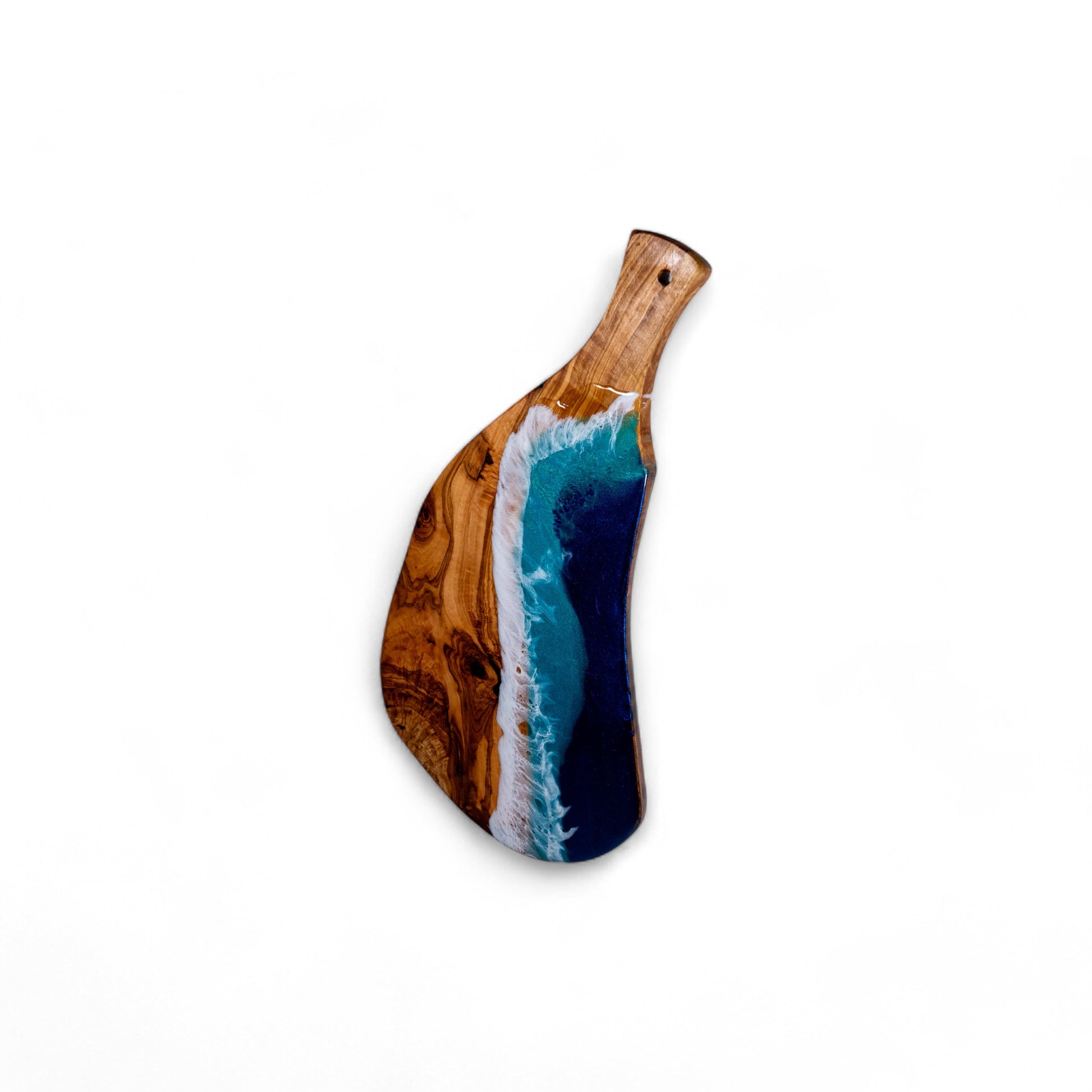 Ocean Wave Olive Wood Charcuterie Boards, Serving Board, Cutting Board