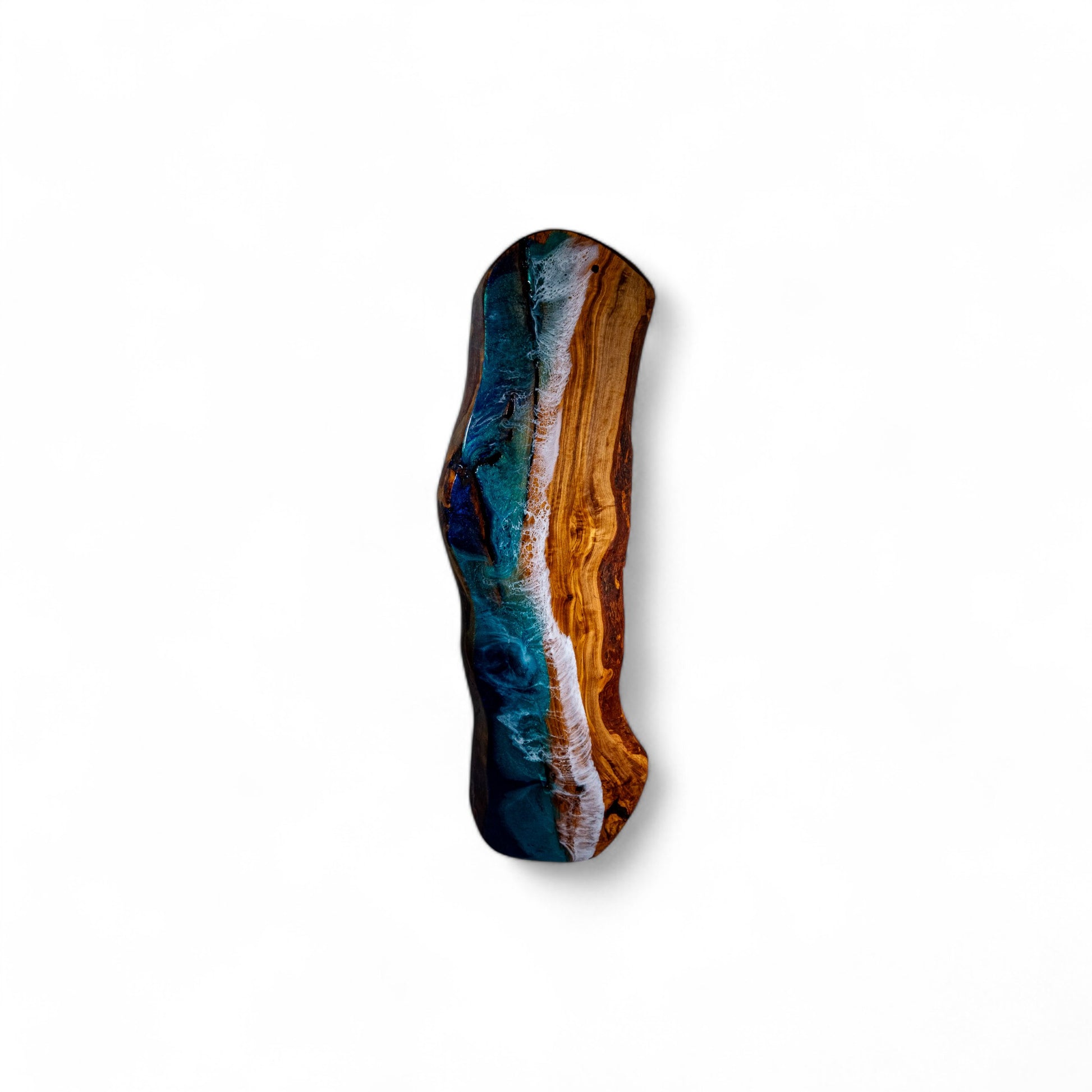 Ocean Wave Olive Wood Charcuterie Boards, Serving Board, Cutting Board