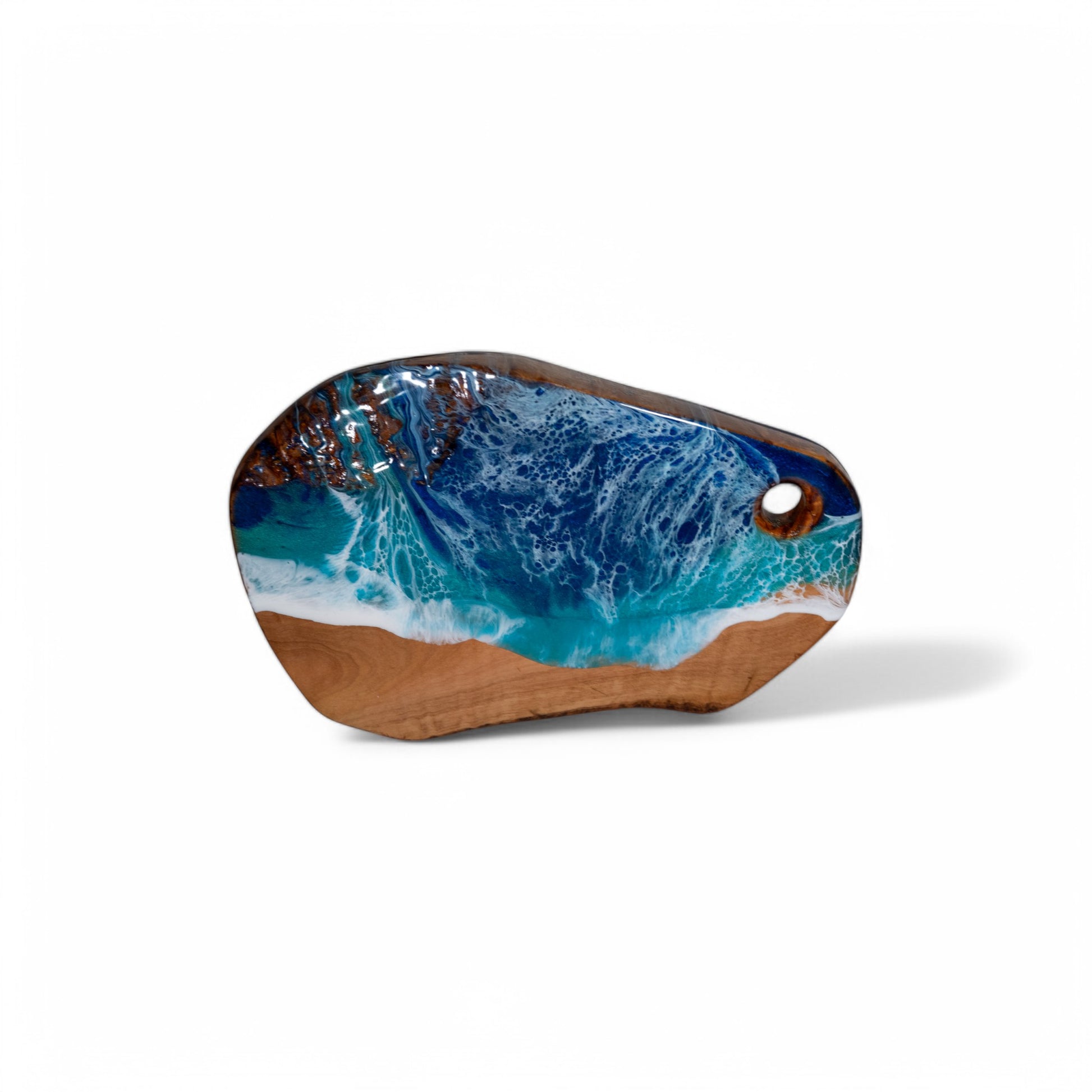 Ocean Wave Olive Wood Charcuterie Boards, Serving Board, Cutting Board