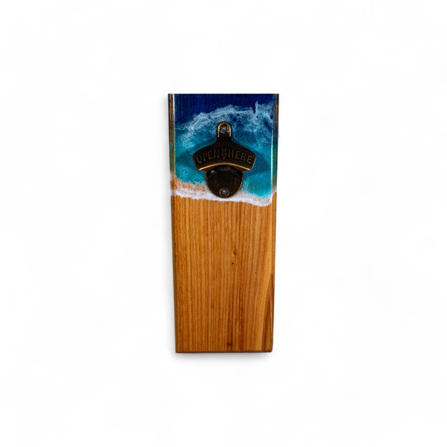 Ocean Wave Wall Mounted Magnetic Bottle Opener