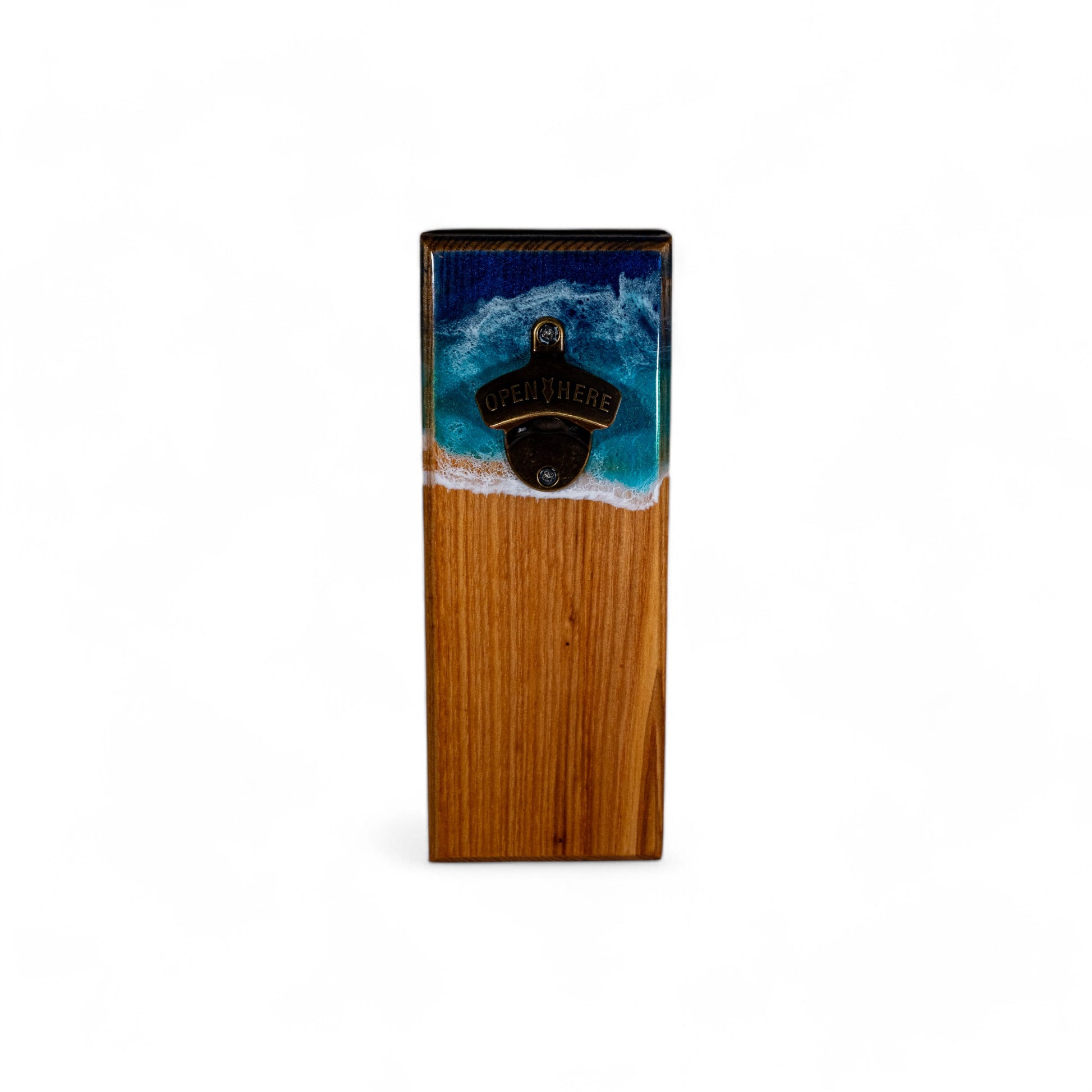 Ocean Wave Wall Mounted Magnetic Bottle Opener