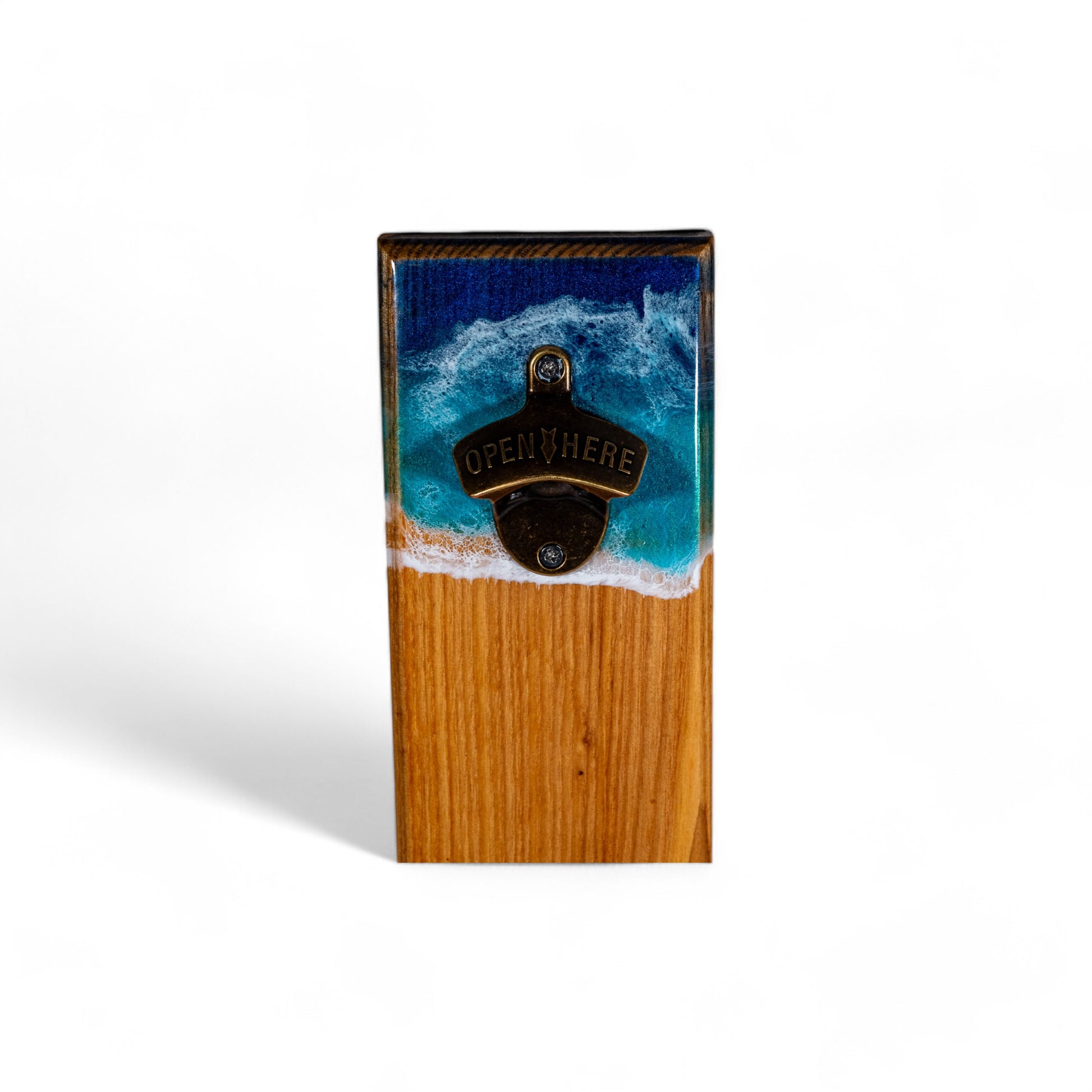 Ocean Wave Wall Mounted Magnetic Bottle Opener