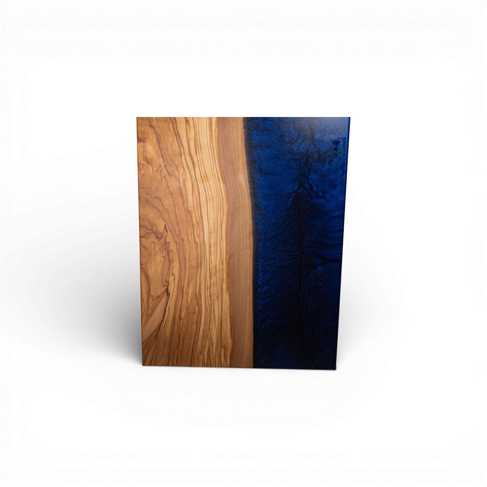 Olive Wood Blue Epoxy Charcuterie Boards/Serving Board