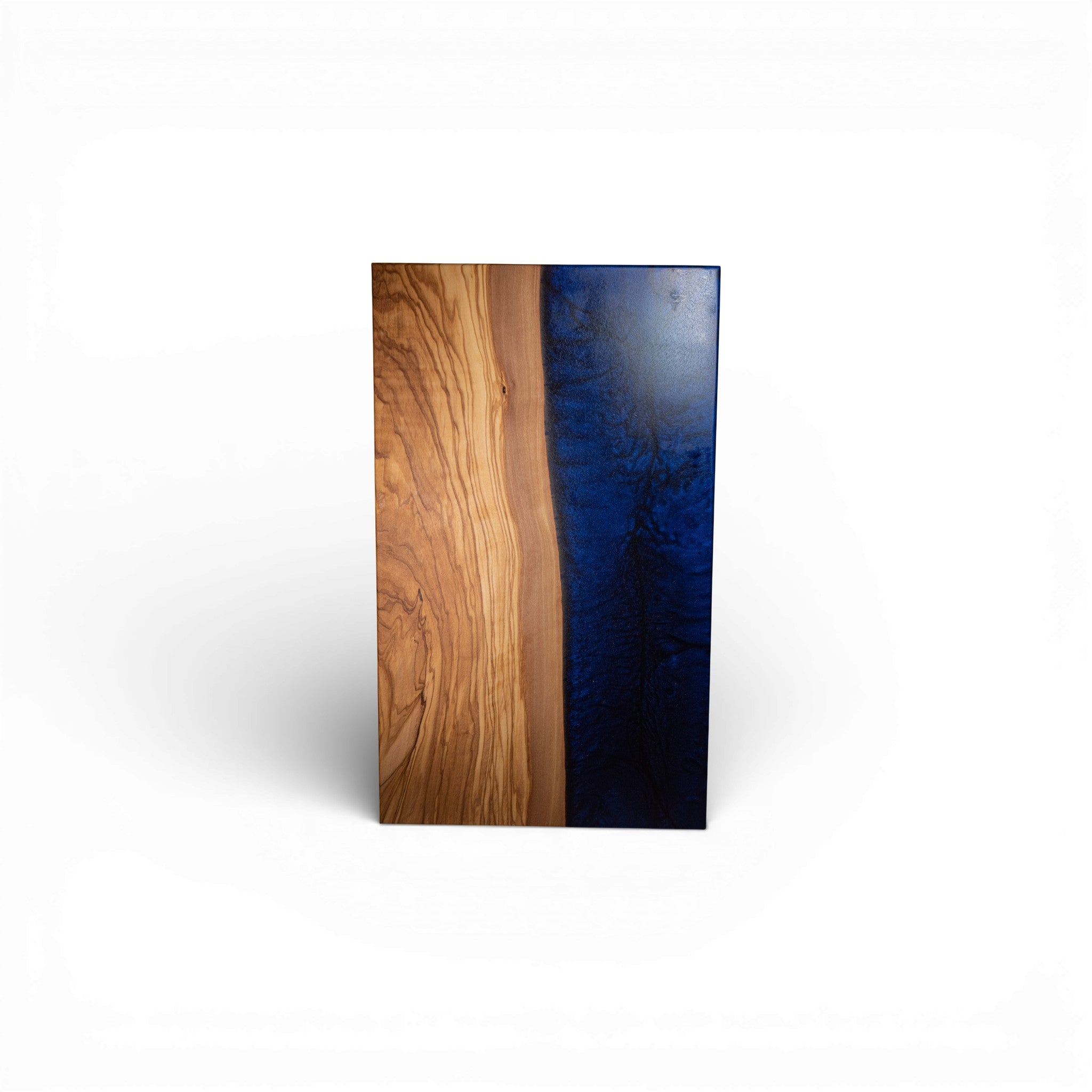 Olive Wood Blue Epoxy Charcuterie Boards/Serving Board