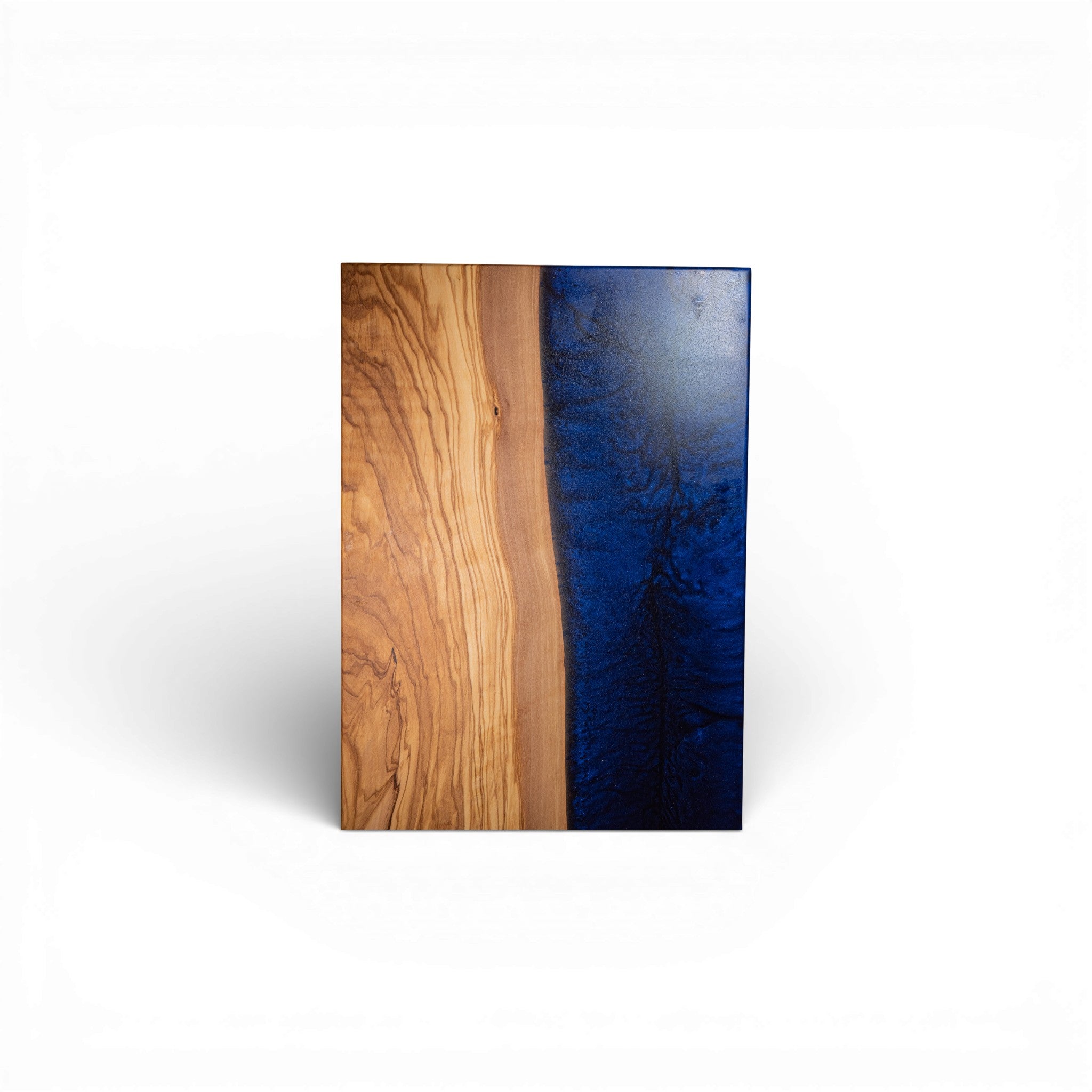 Olive Wood Blue Epoxy Charcuterie Boards/Serving Board