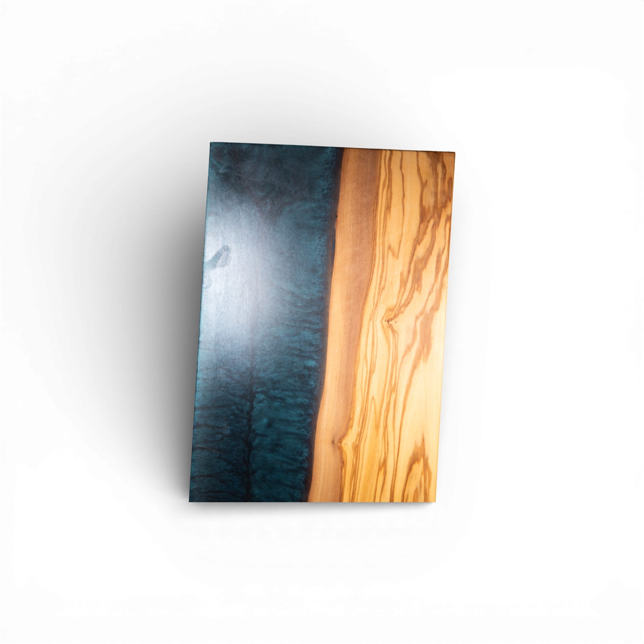 Olive Wood Gray Metal Epoxy Charcuterie Boards/Serving Board, Cutting Board