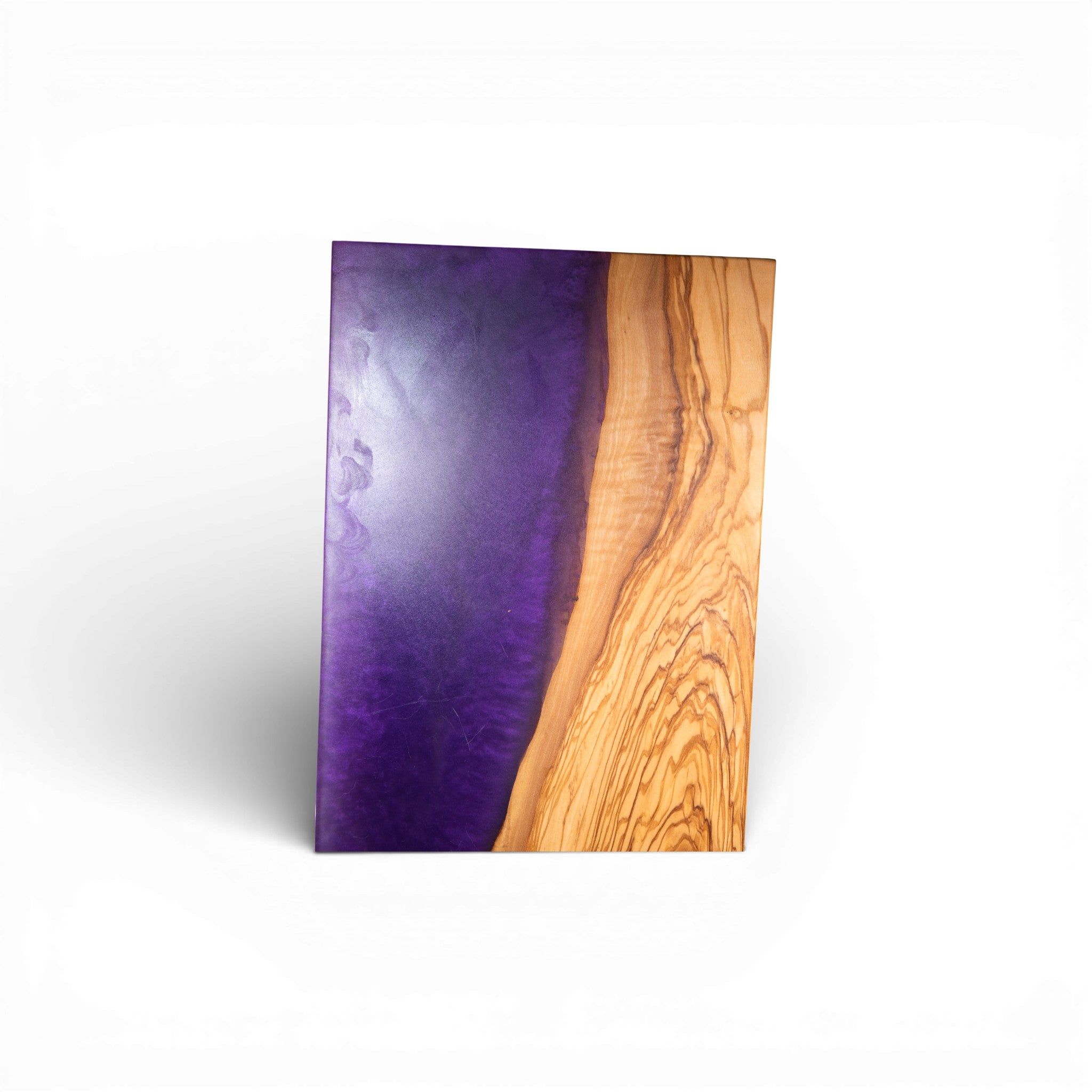 Olive Wood with Purple Epoxy Charcuterie Boards/Serving Board