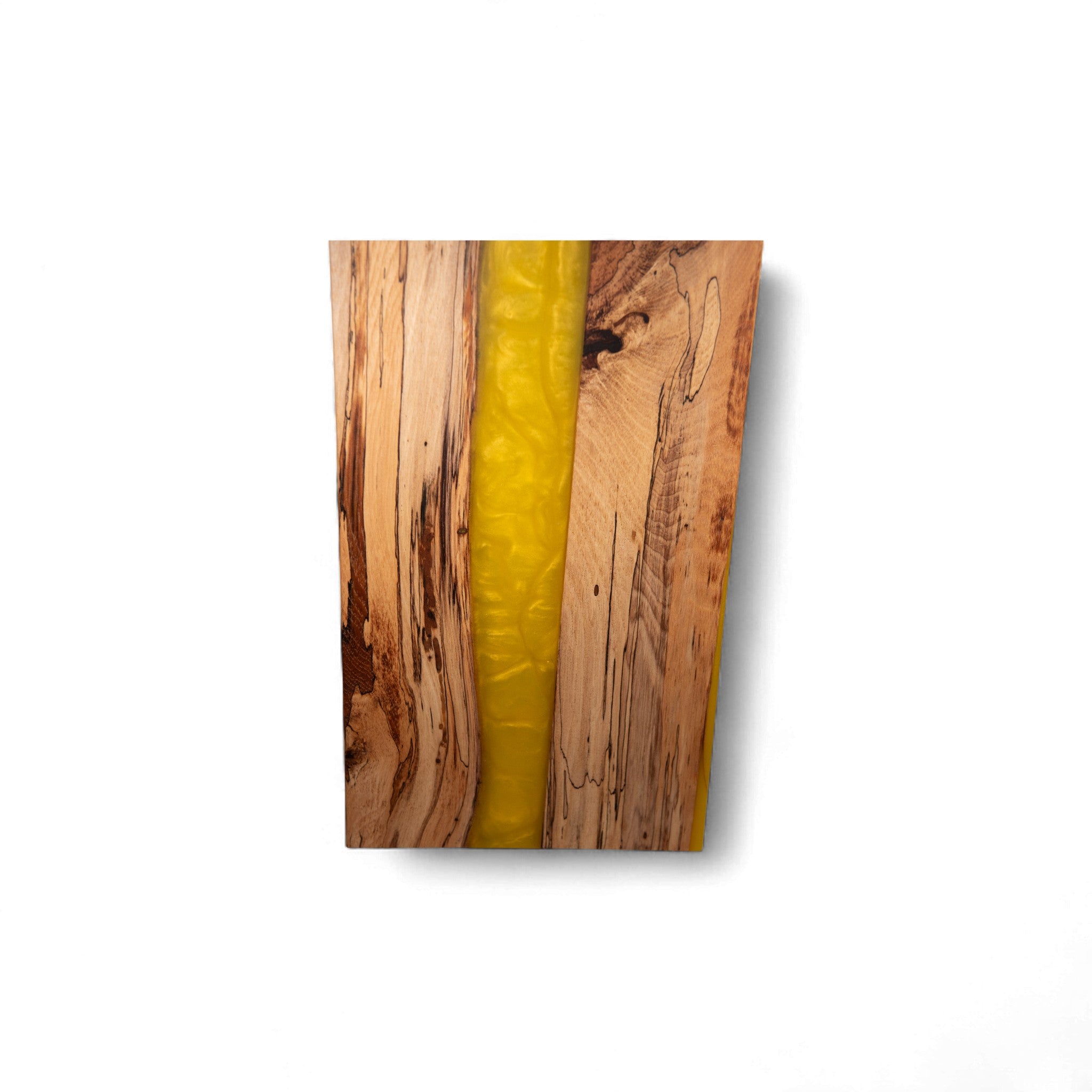 Olive Wood with Yellow Epoxy Charcuterie Boards/Serving Board with Handle
