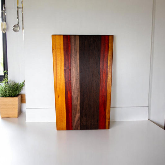 Osage, Bloodwood, Wenge, Canary and Walnut Charcuterie Boards/Serving Board/Cutting Board