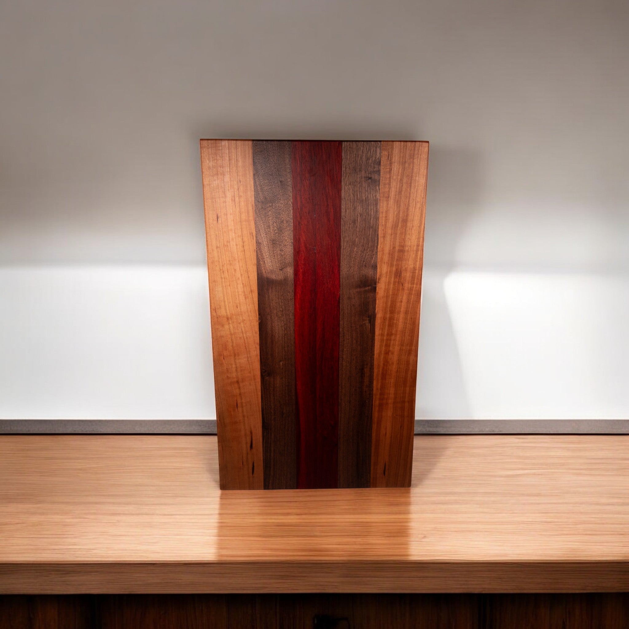Padauk, Maple and Walnut Charcuterie Boards/Serving Board/Cutting Board