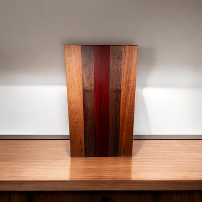 Padauk, Maple and Walnut Charcuterie Boards/Serving Board/Cutting Board