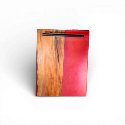 Pink Epoxy Cherry Charcuterie Boards/Serving Board with Handle