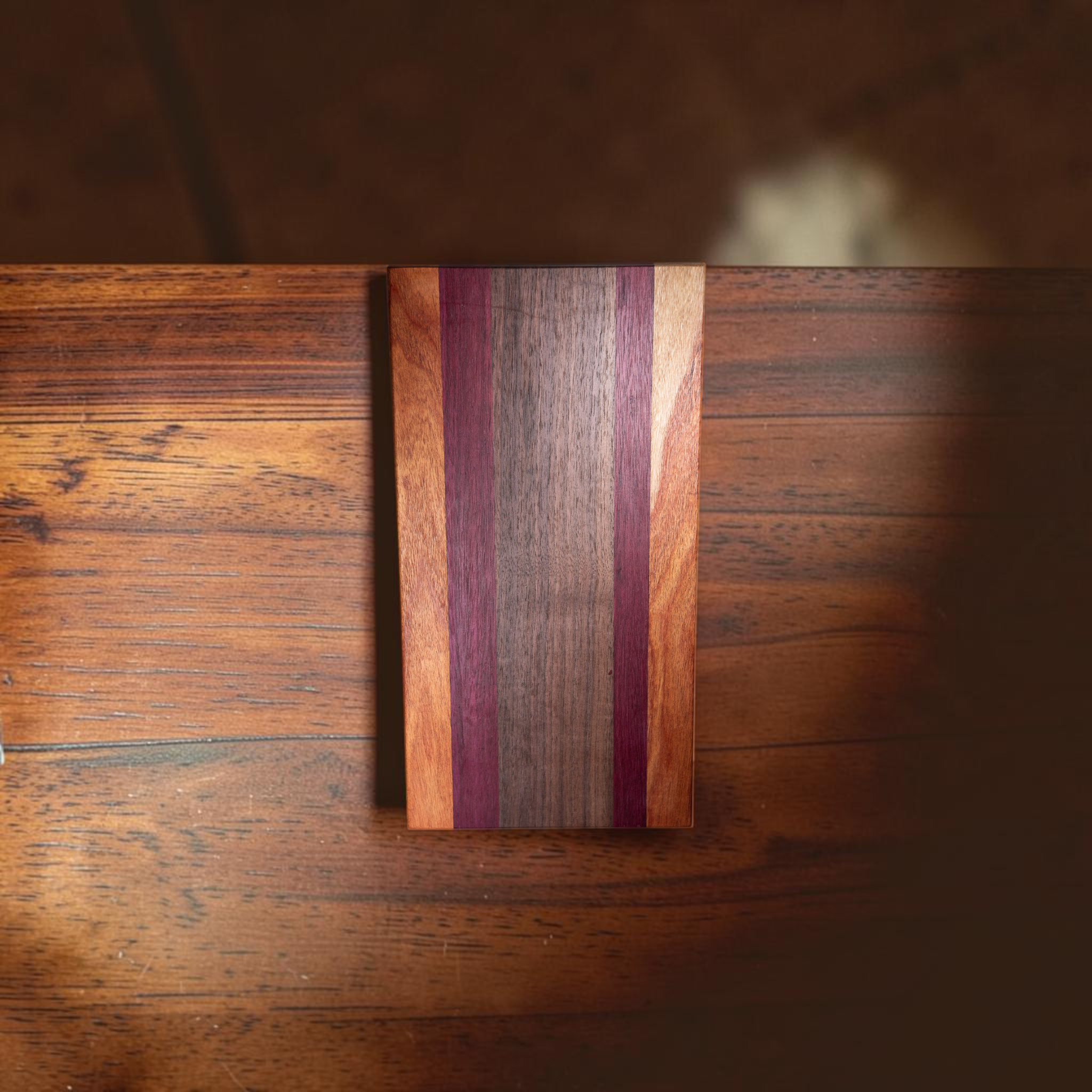 Purple Heart, Canary and Walnut Wood Charcuterie Boards/Serving Board/Cutting Bard