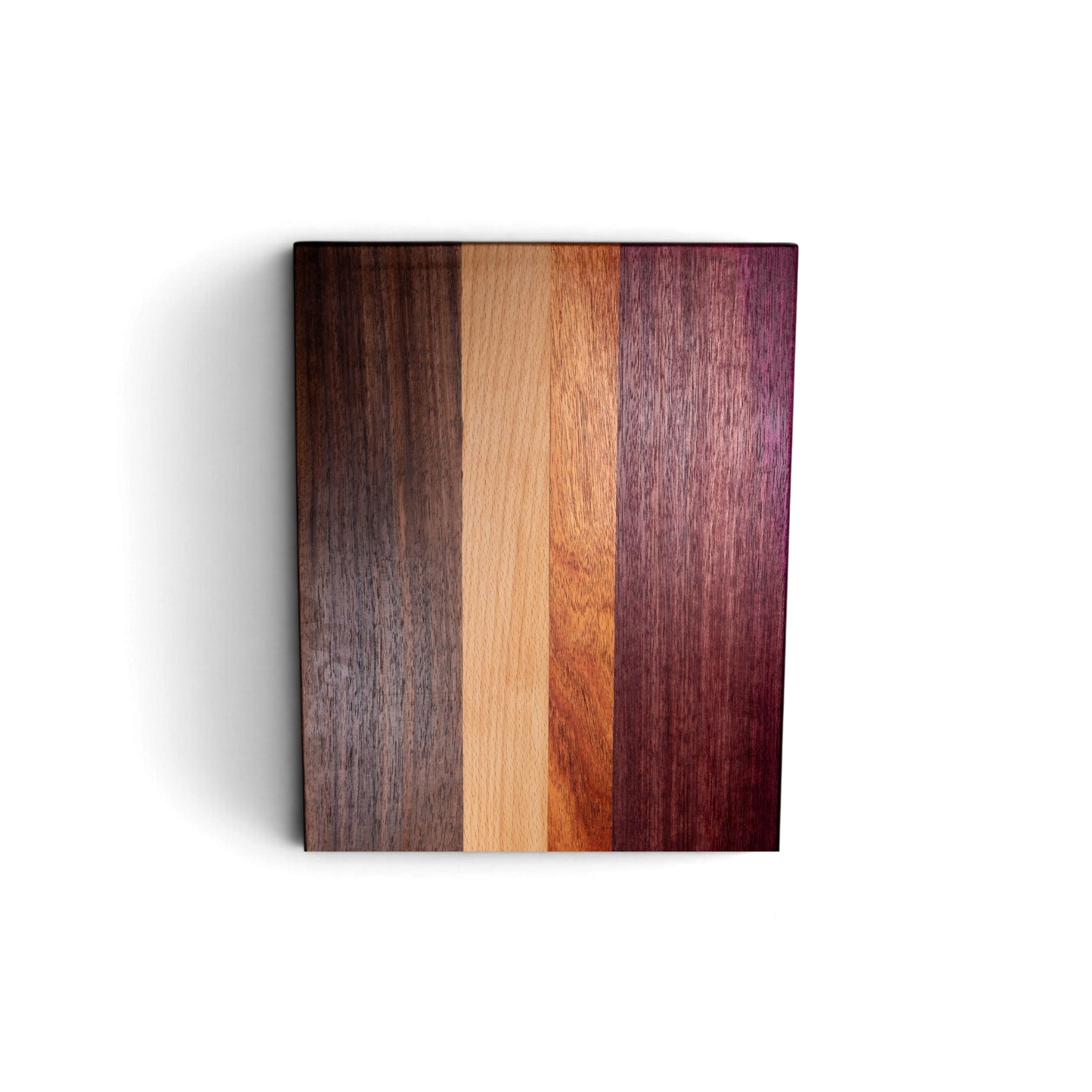Purple Heart, Walnut, Canary, Hickory Wood Charcuterie Boards/Serving Board/Cutting Board with Handles