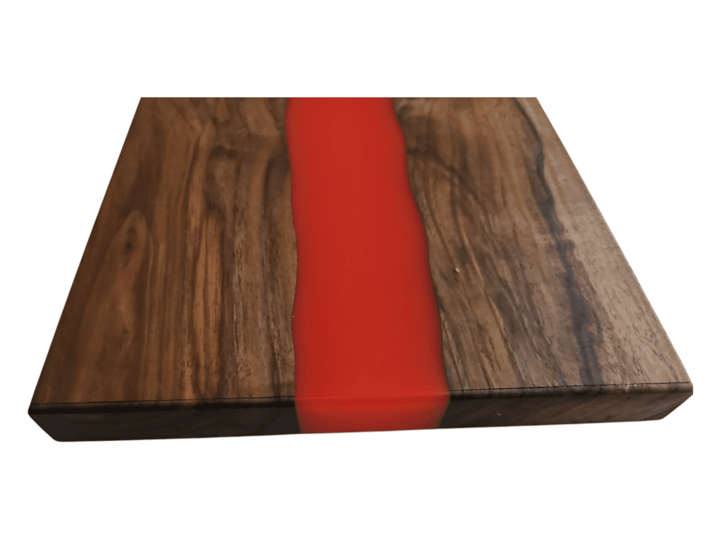 Red Epoxy Walnut Charcuterie Boards/Serving Board