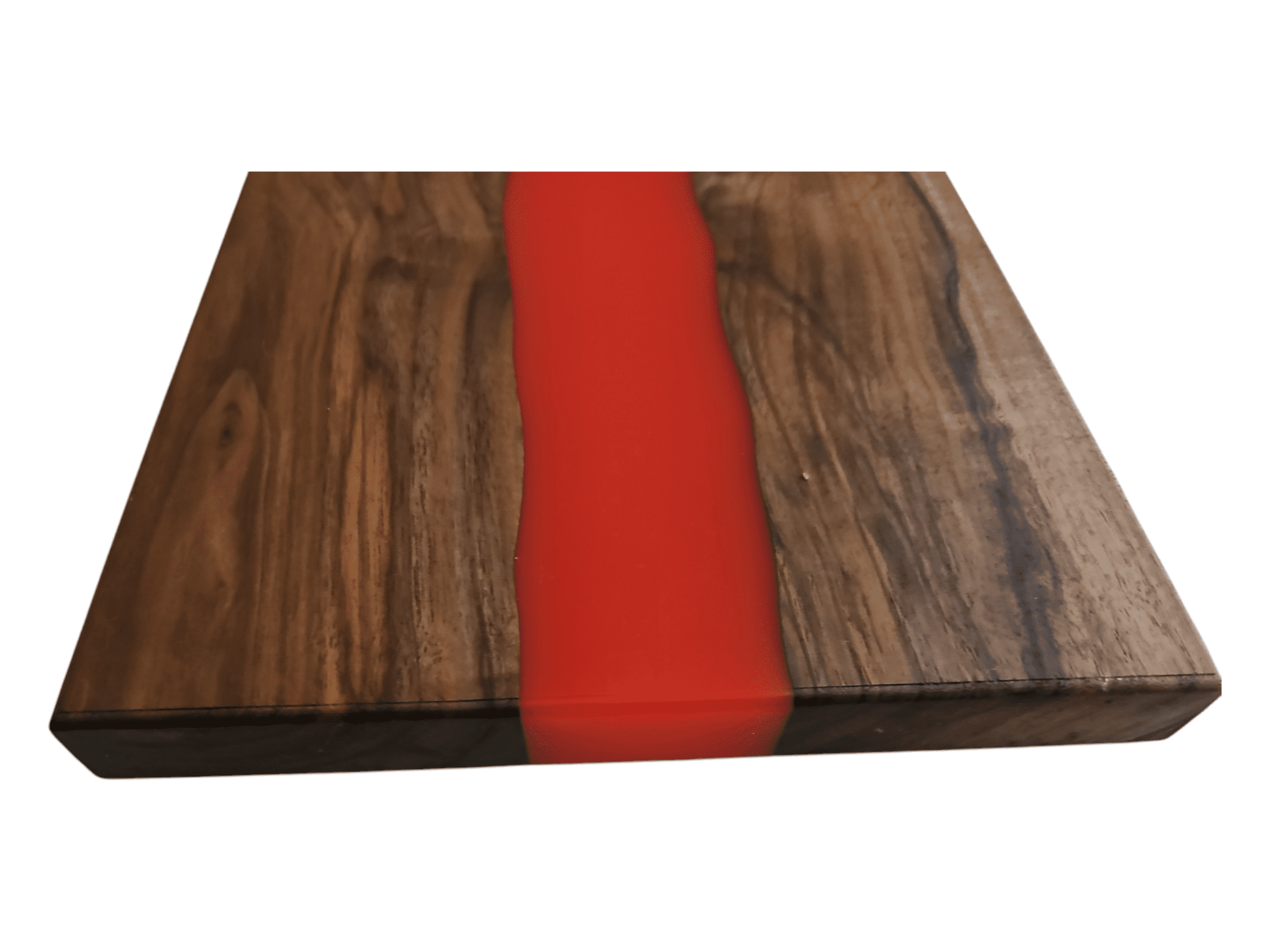 Red Epoxy Walnut Charcuterie Boards/Serving Board