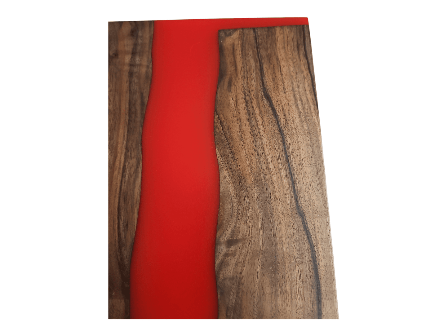 Red Epoxy Walnut Charcuterie Boards/Serving Board