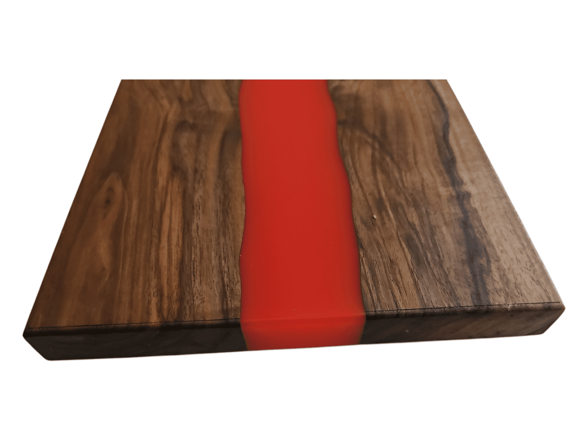 Red Epoxy Walnut Charcuterie Boards/Serving Board