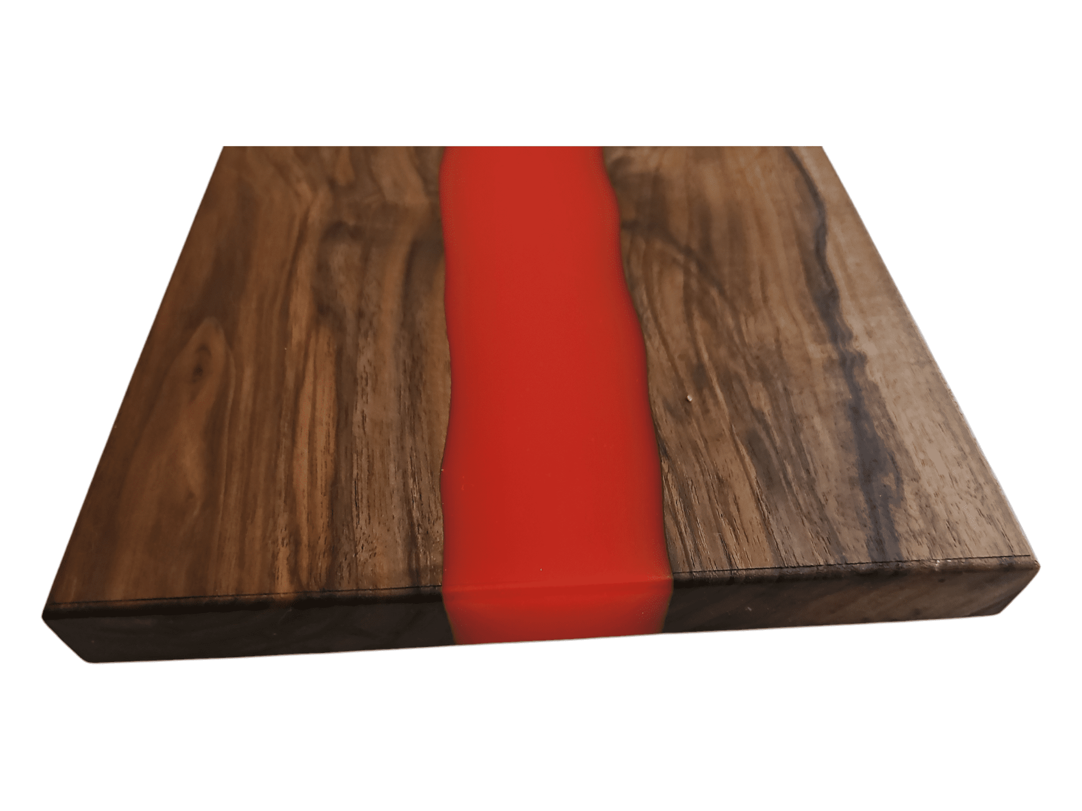 Red Epoxy Walnut Charcuterie Boards/Serving Board
