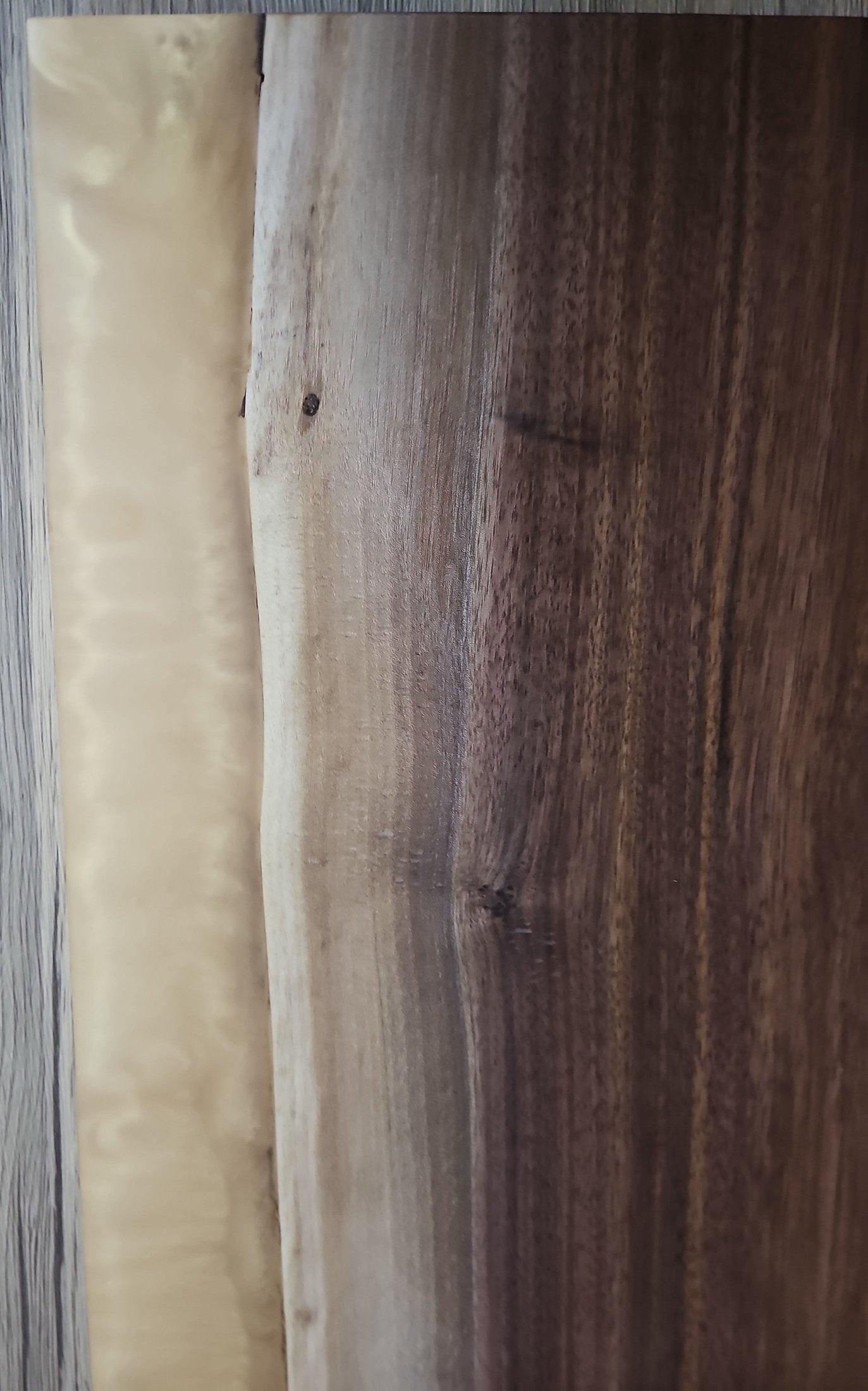 Tan Epoxy Walnut Charcuterie Boards/Serving Board