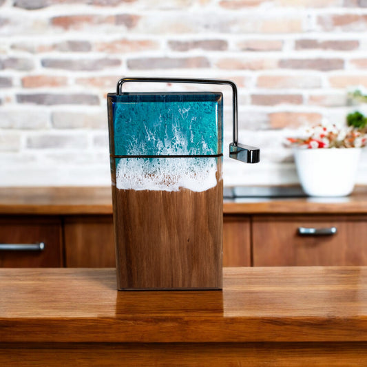 The Corner - Ocean Wave Walnut Cheese Slicer Board