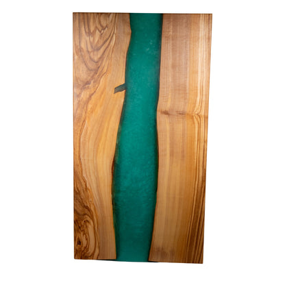 Turquoise Epoxy Olive Charcuterie Boards/Serving Board
