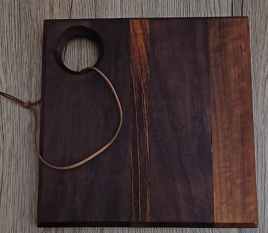 Walnut, Tiger, and Sapele Charcuterie Boards/Serving Board/Cutting Board