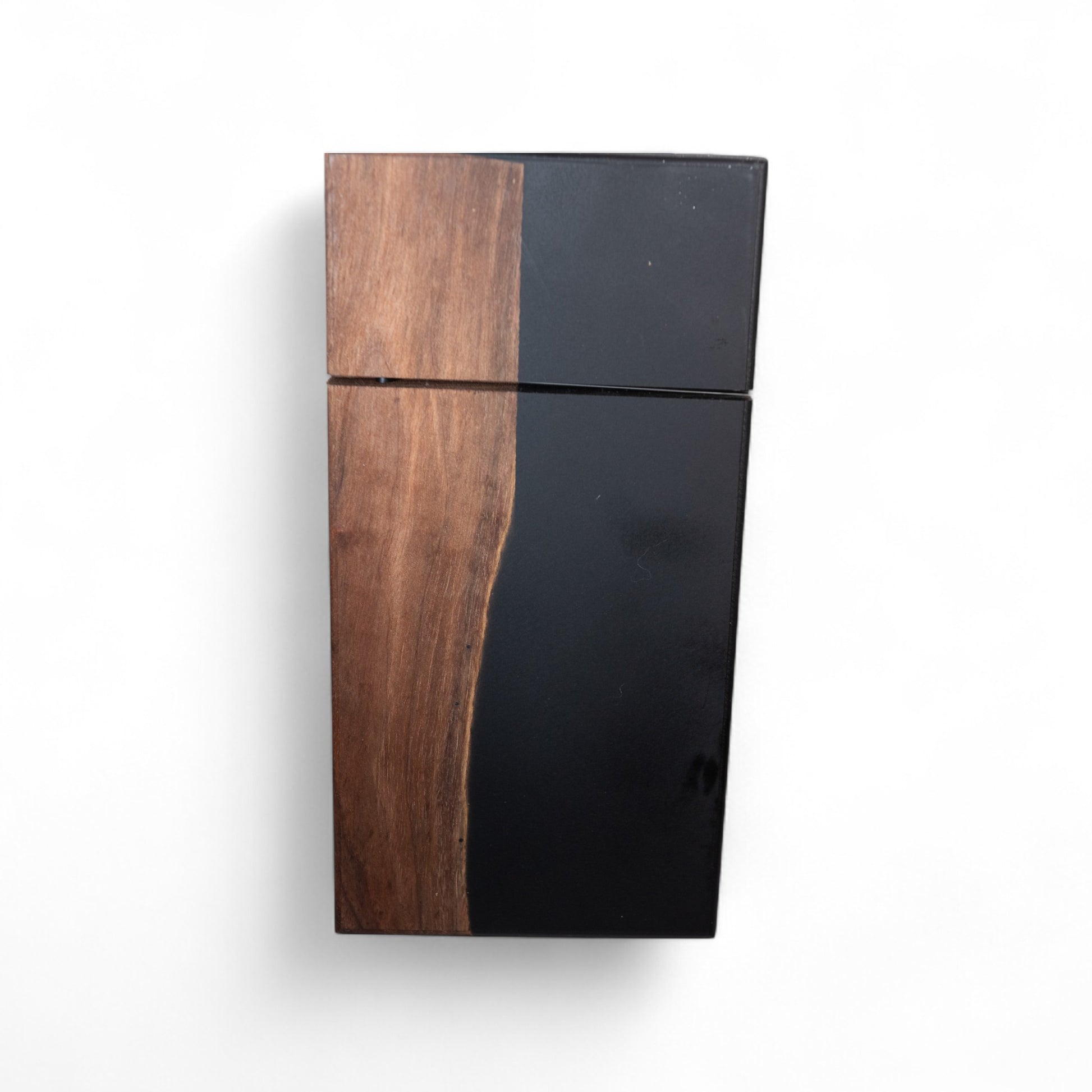 Walnut Wood Black Epoxy Cheese Slicer Board