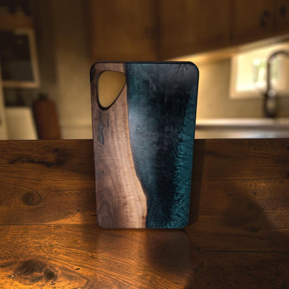 Walnut Wood Grey Epoxy Charcuterie Boards/Serving Board