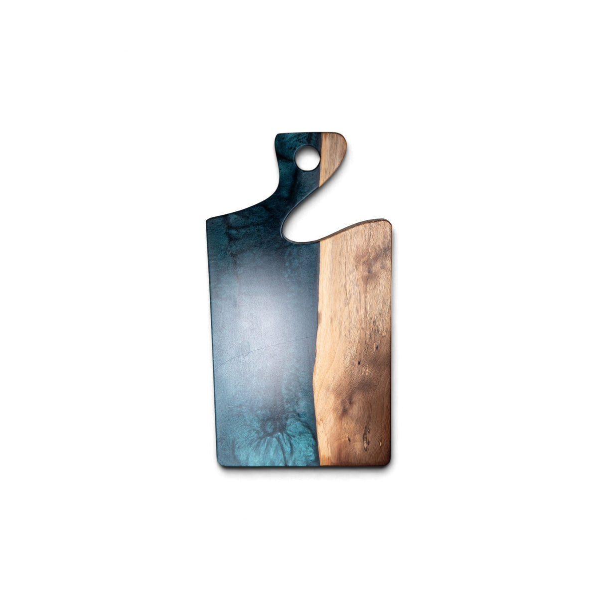 Walnut Wood with Metal Gray Epoxy Charcuterie Boards/Serving Board