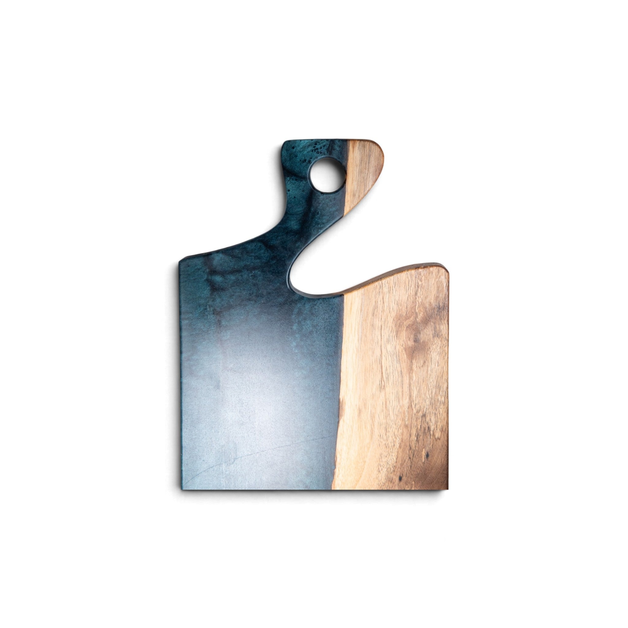 Walnut Wood with Metal Gray Epoxy Charcuterie Boards/Serving Board