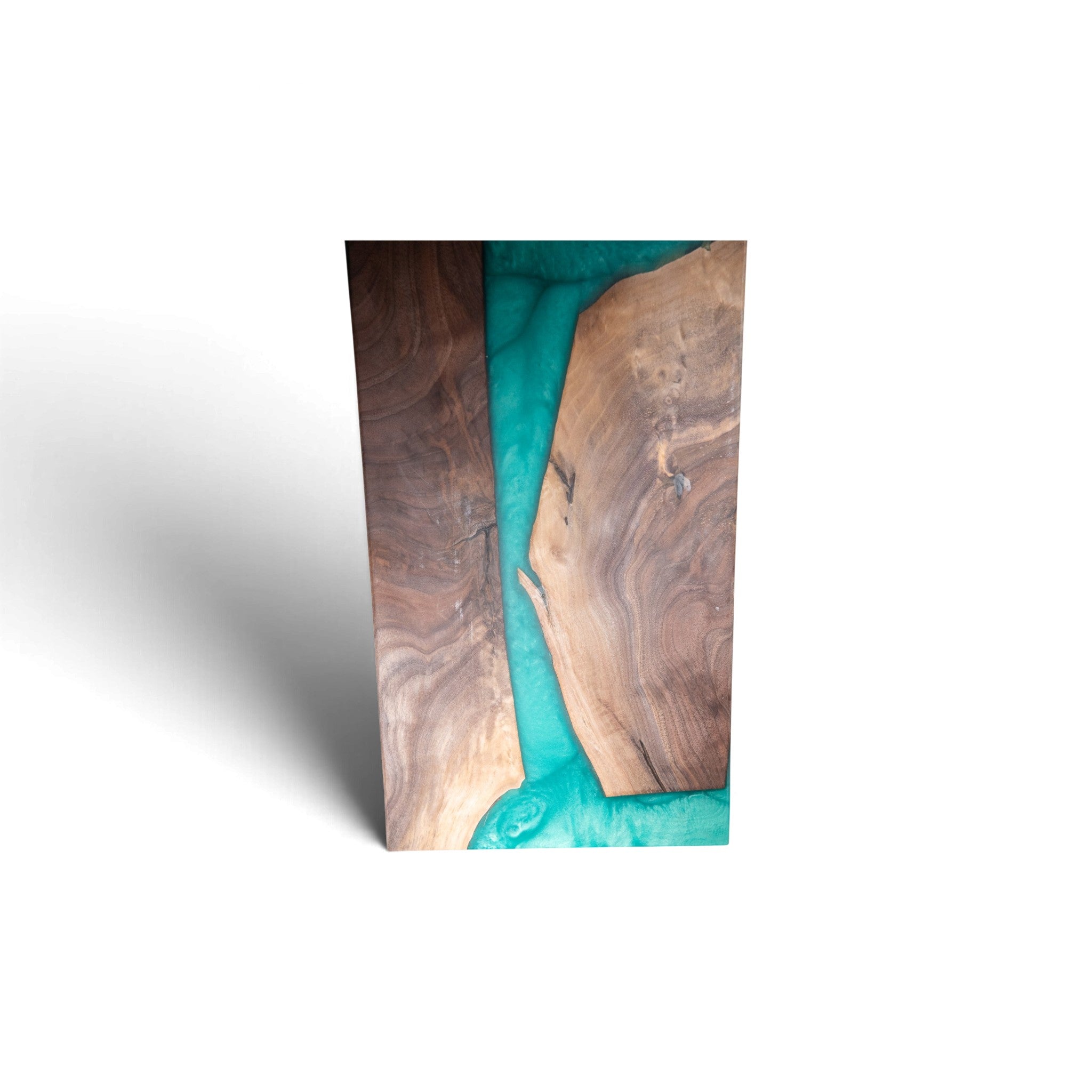 Walnut Wood with Sea Blue Epoxy Charcuterie Boards/Serving Board