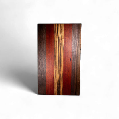 Walnut, Zebra, Padauk Charcuterie Boards/Serving Board/Cutting Board